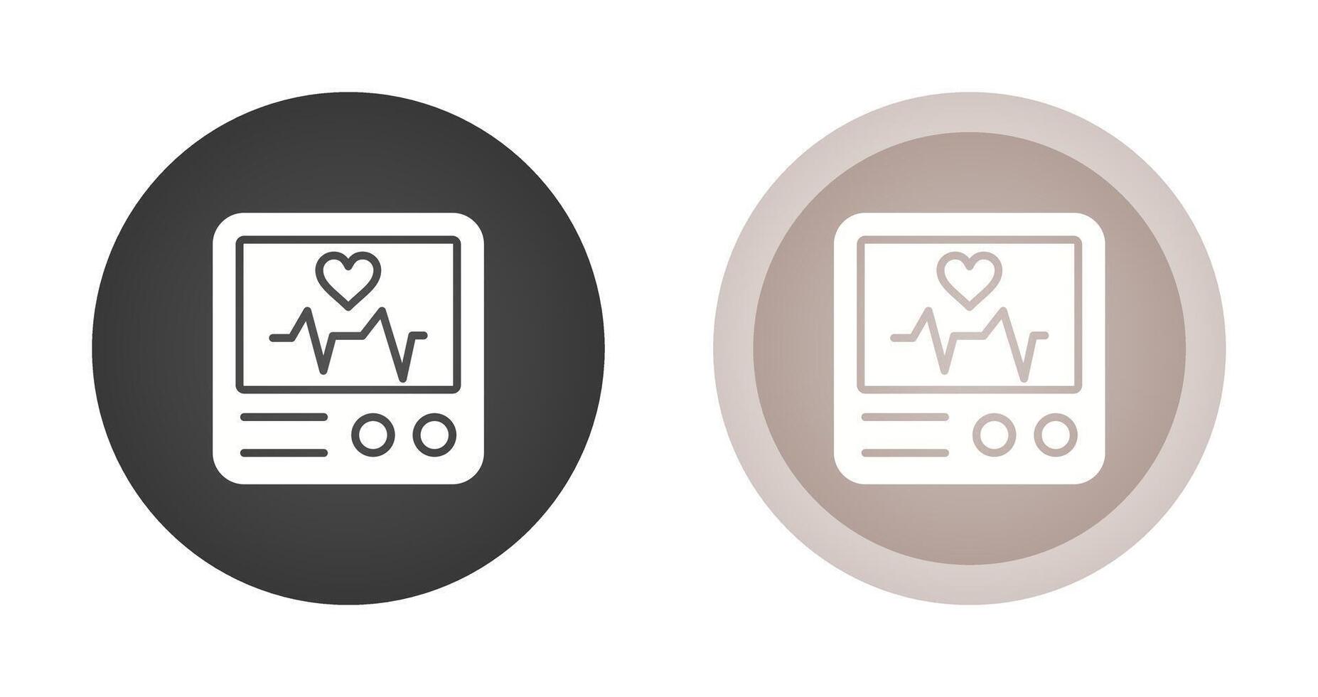 Heart Rate Monitor Vector Icon