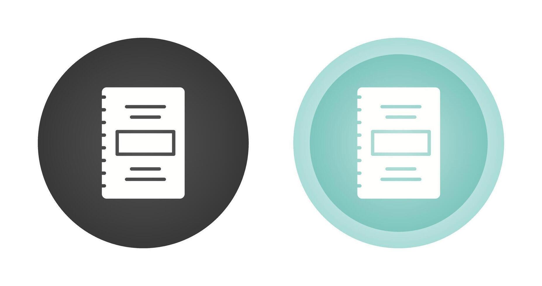 Notebook Vector Icon