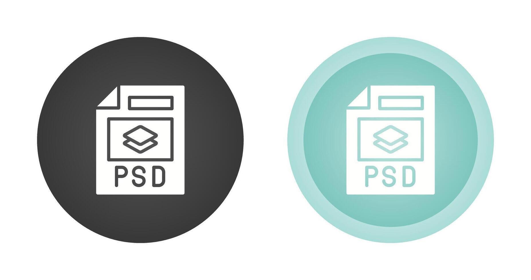 psd archivo vector icono