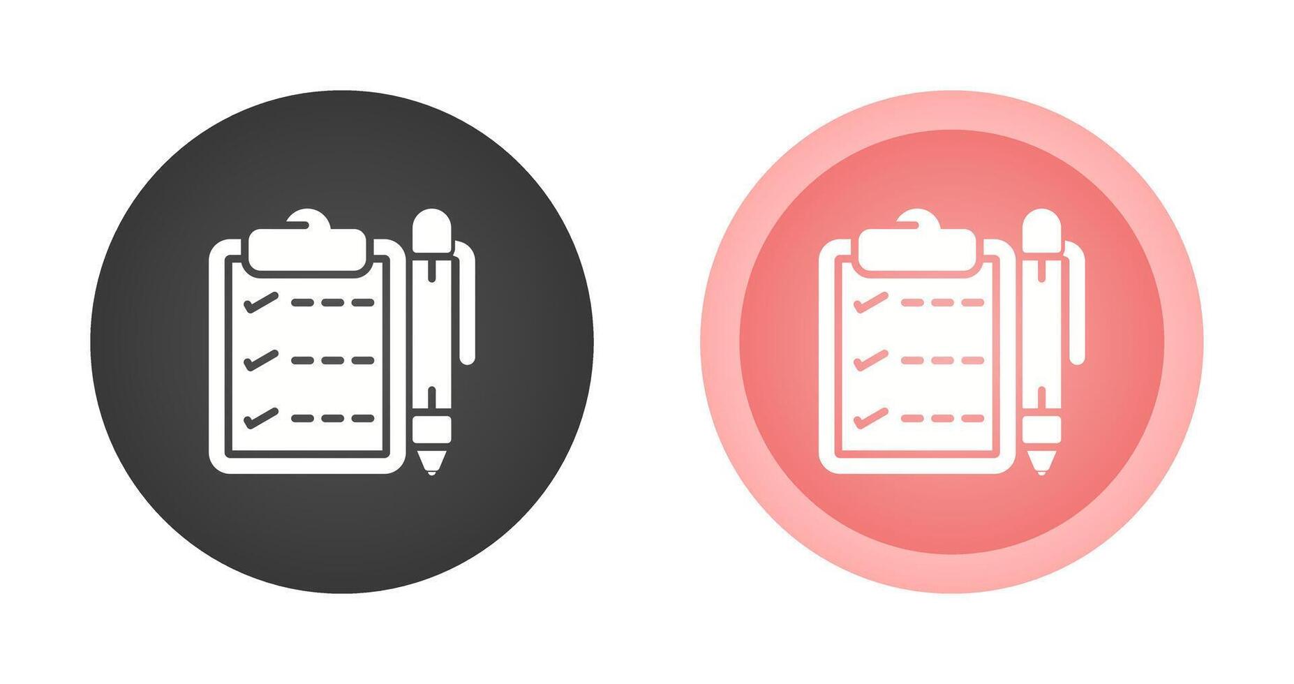 Notepad with pen Vector Icon