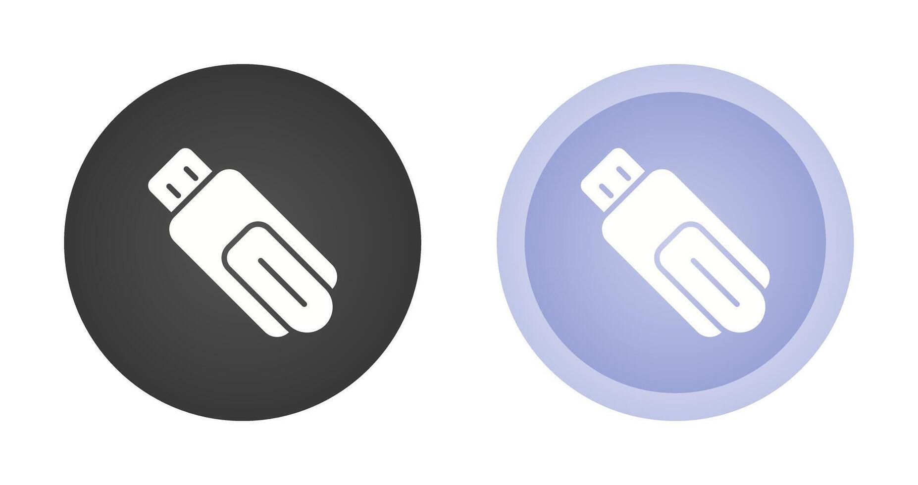 USB Flash Drive Vector Icon
