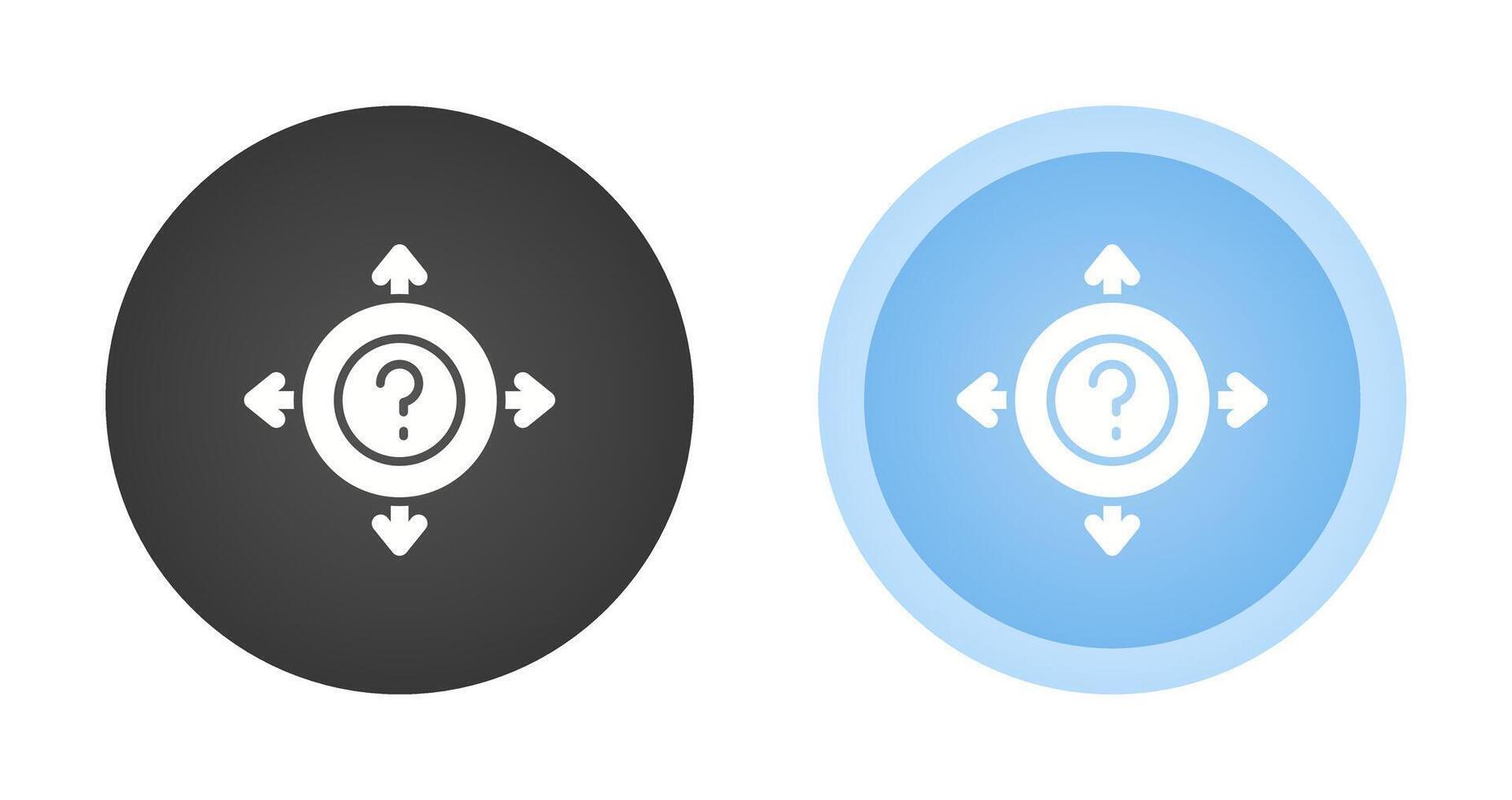 Uncertainty Vector Icon