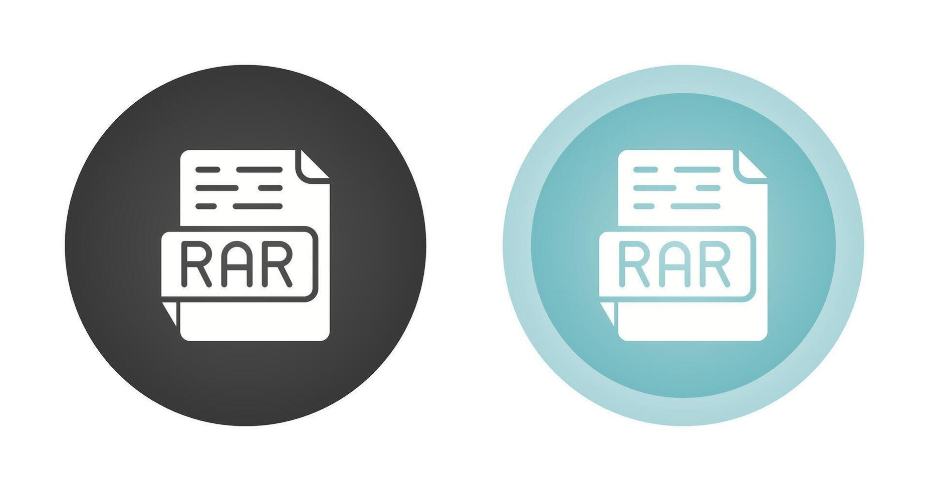 RAR Vector Icon