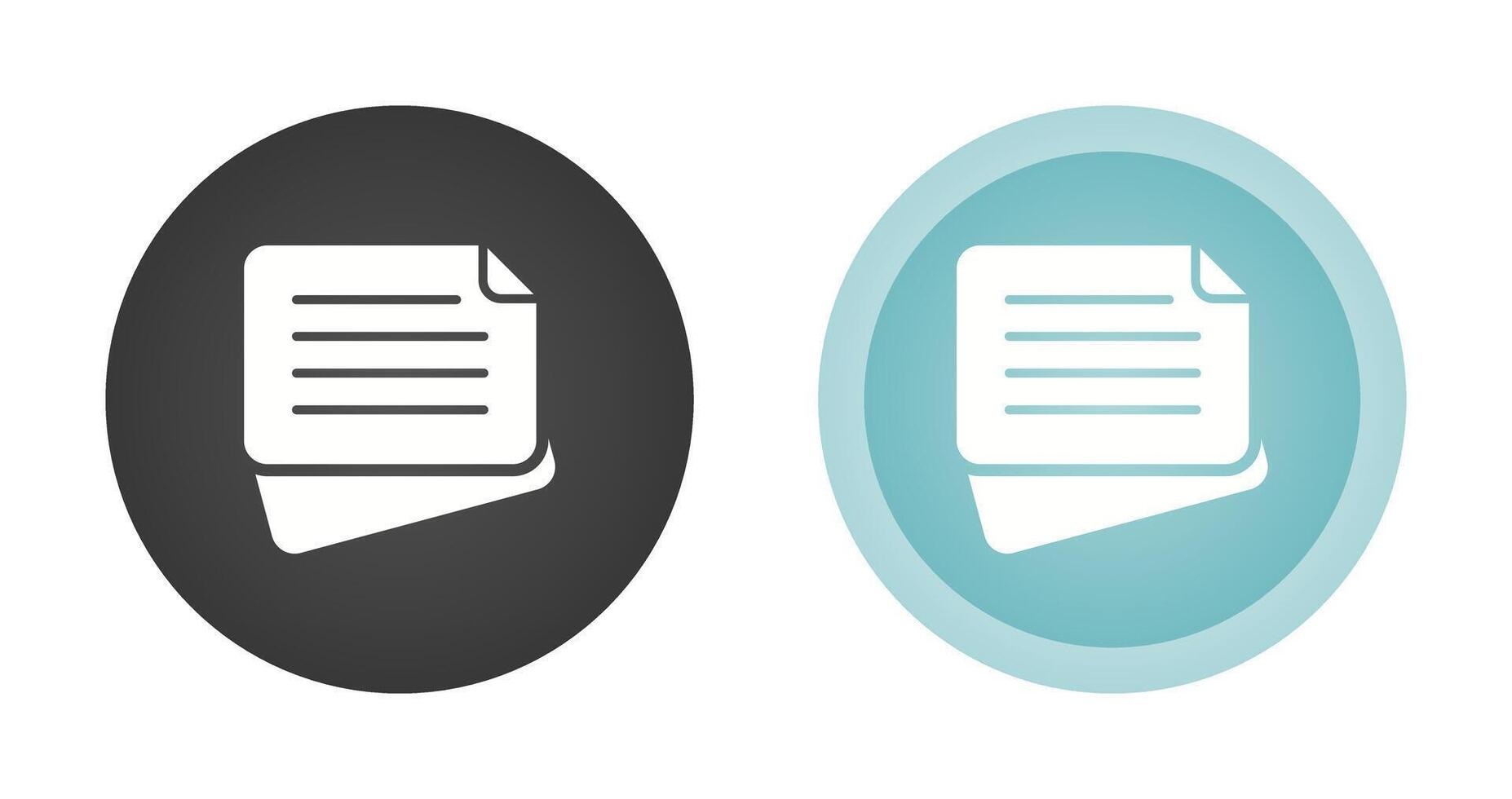 Sticky Note Vector Icon