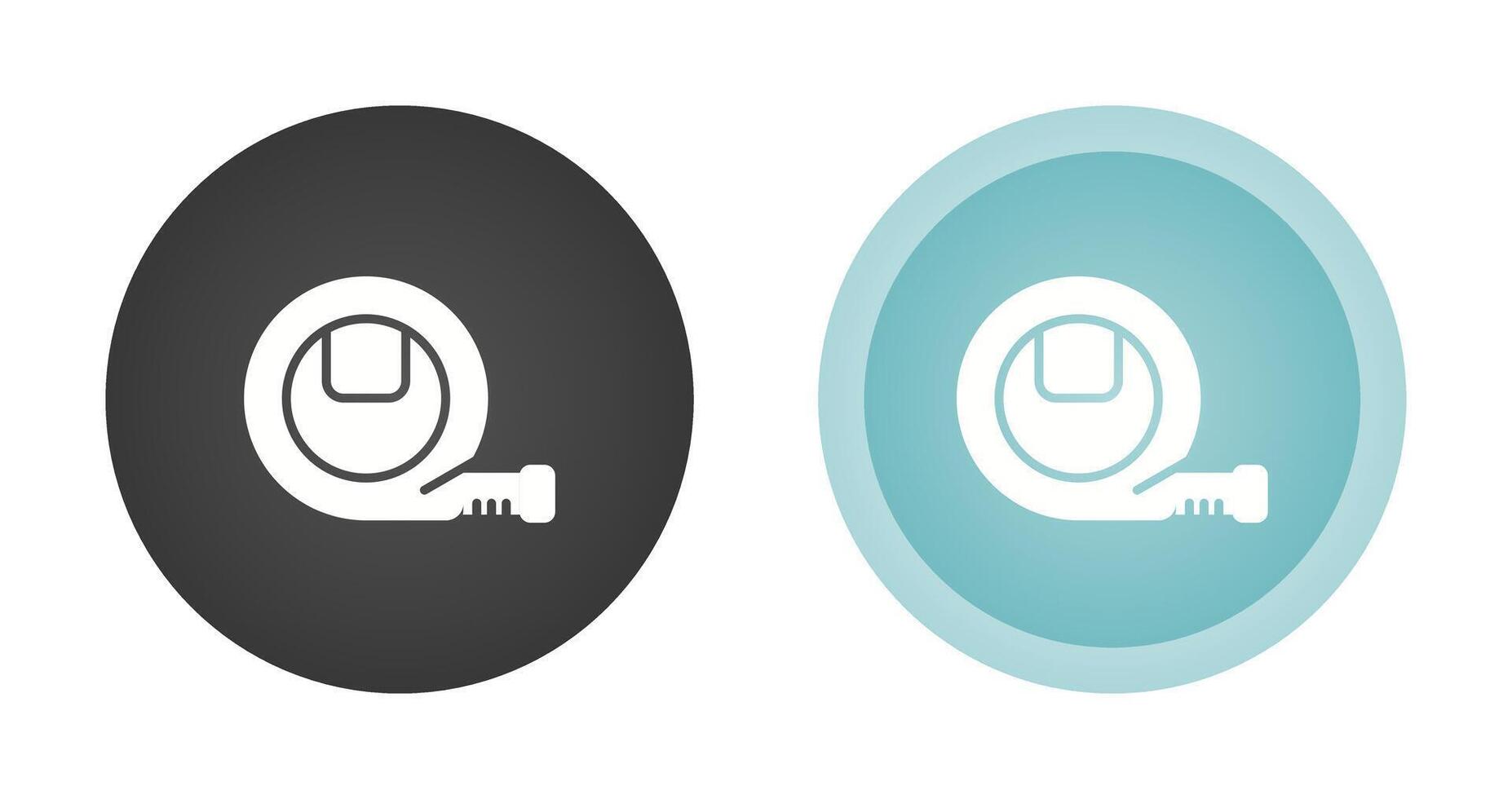 Electrician's Tape Measure Vector Icon