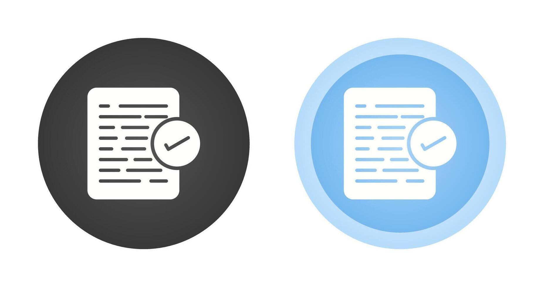 Document Approval Vector Icon