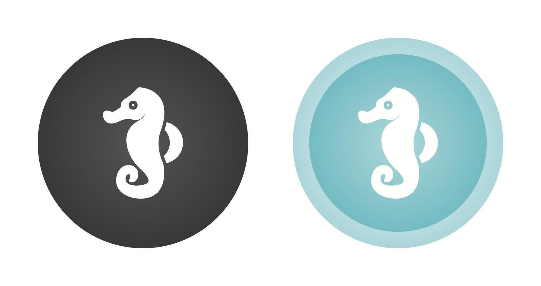 Seahorse Vector Icon