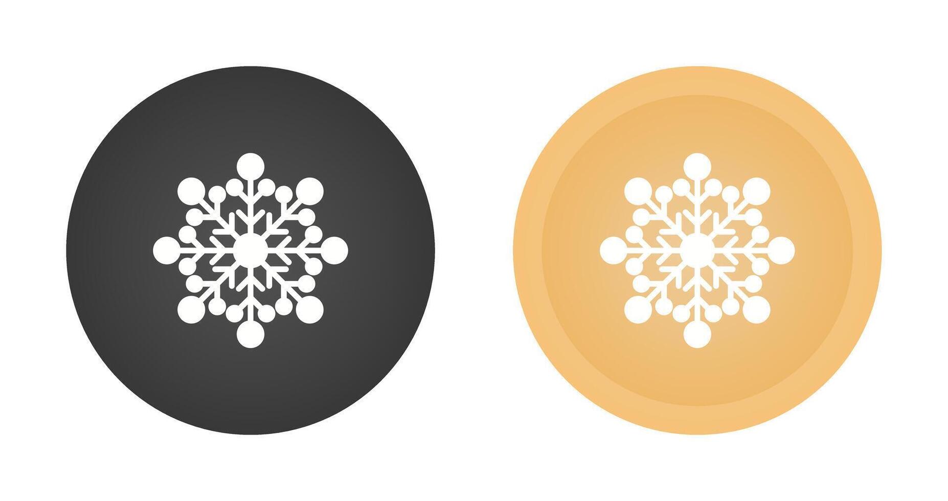 nieve vector icono