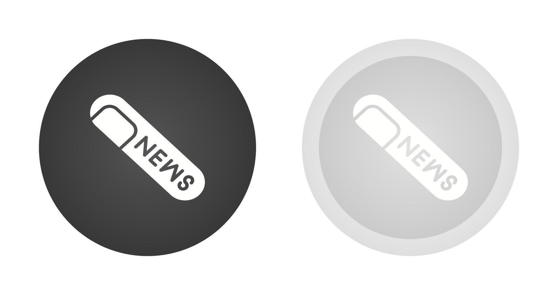 Rolled Up Newspaper Vector Icon