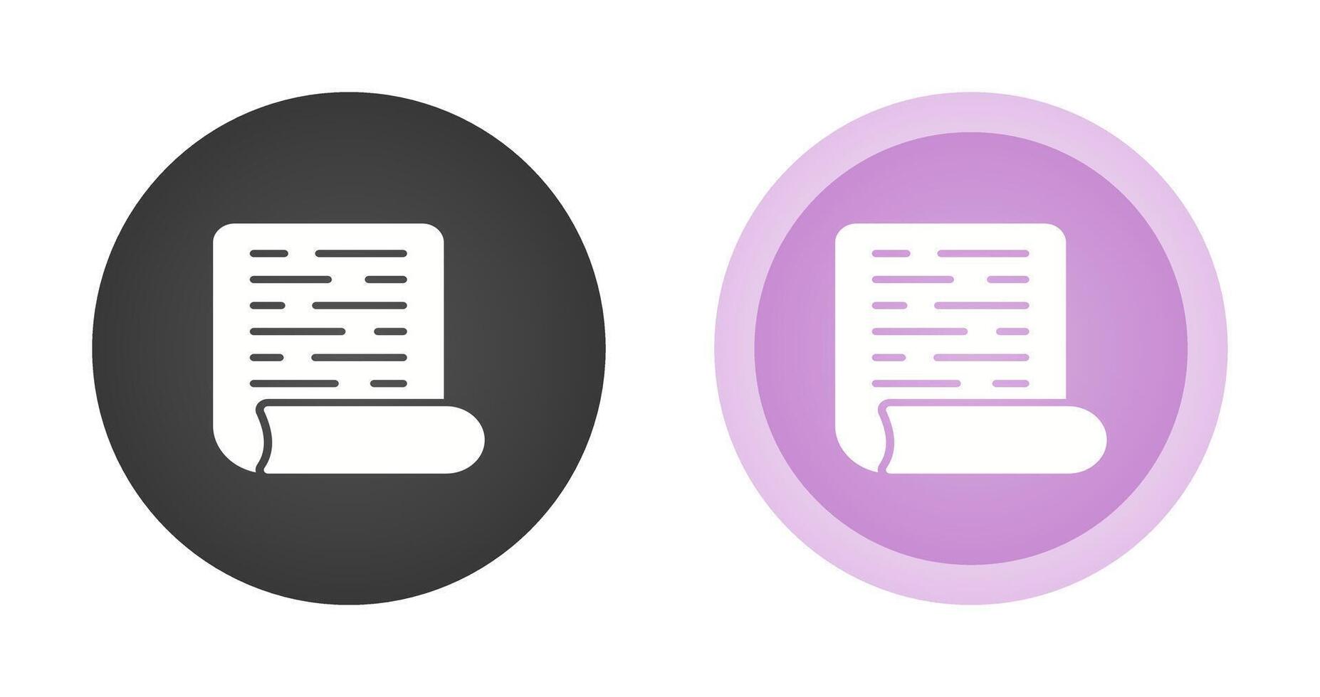 Page with Curl Vector Icon