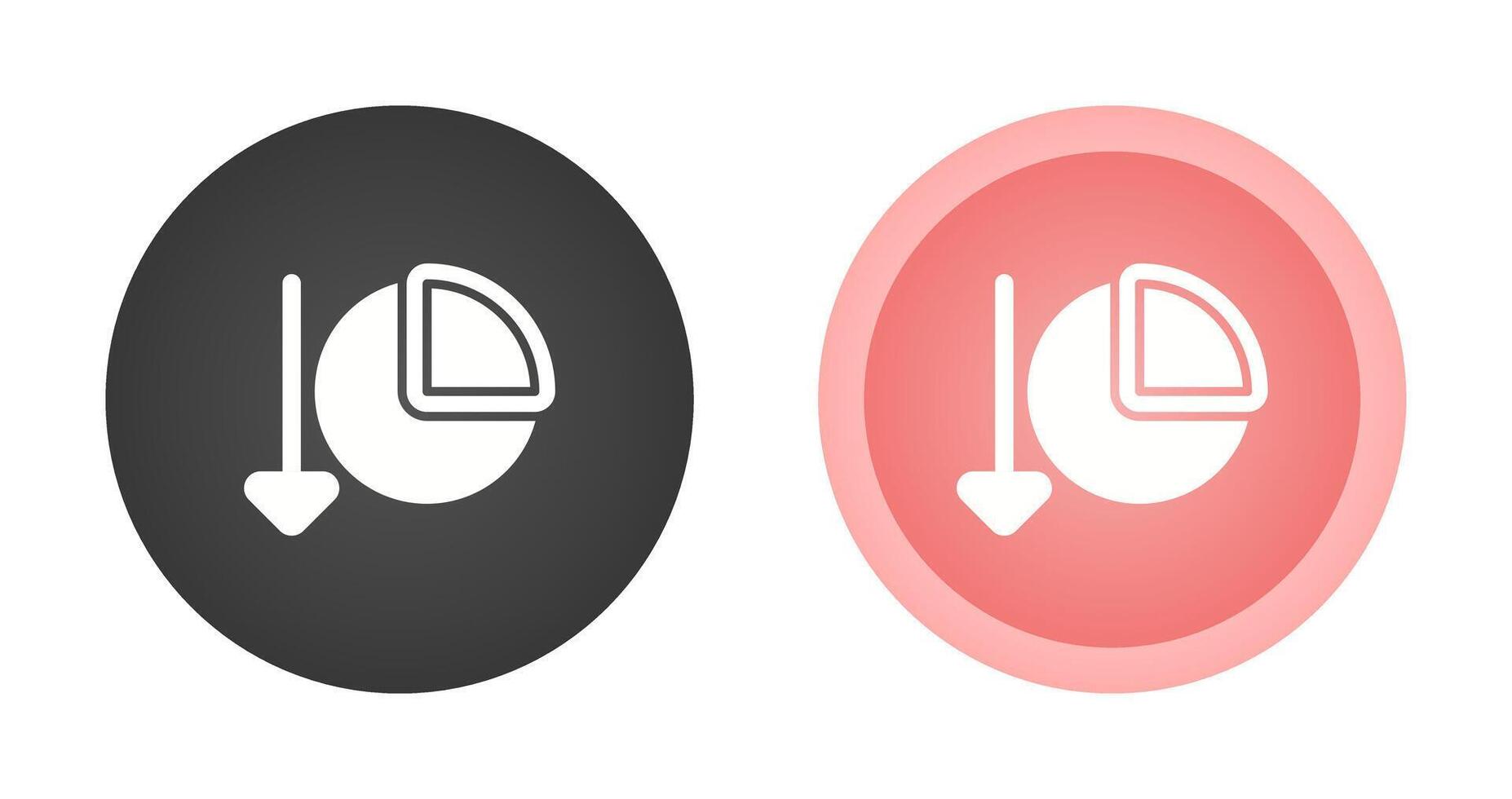 Chart Decreasing Vector Icon