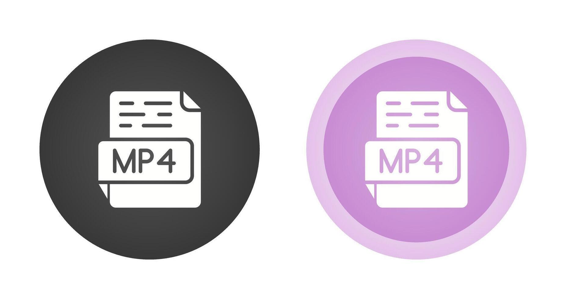 MP4 Vector Icon