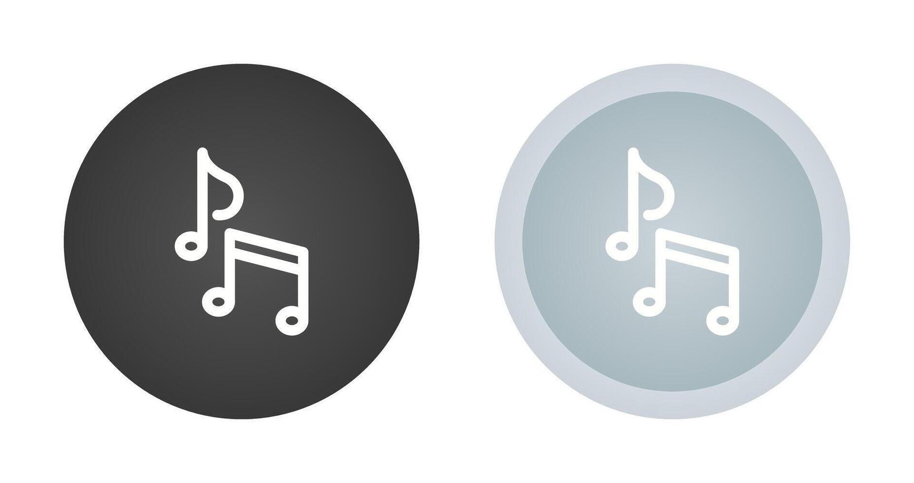 icono de vector de nota musical