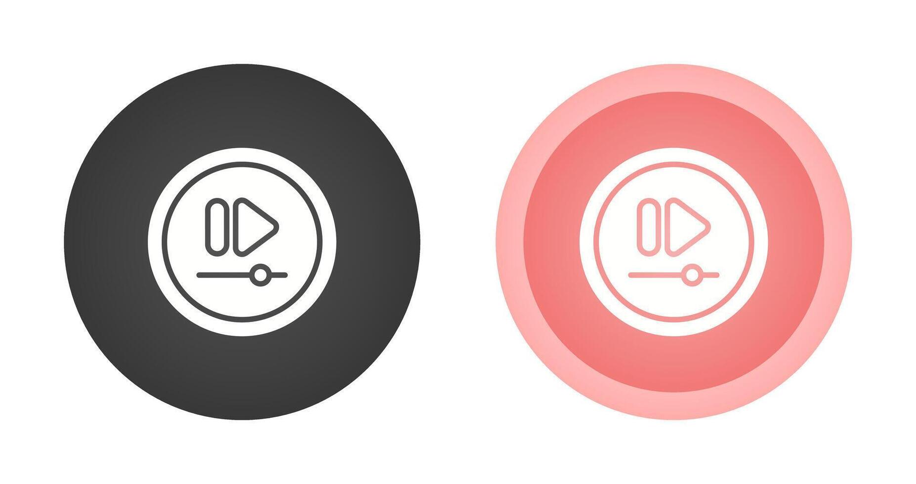 Video Fast Forward Button Vector Icon