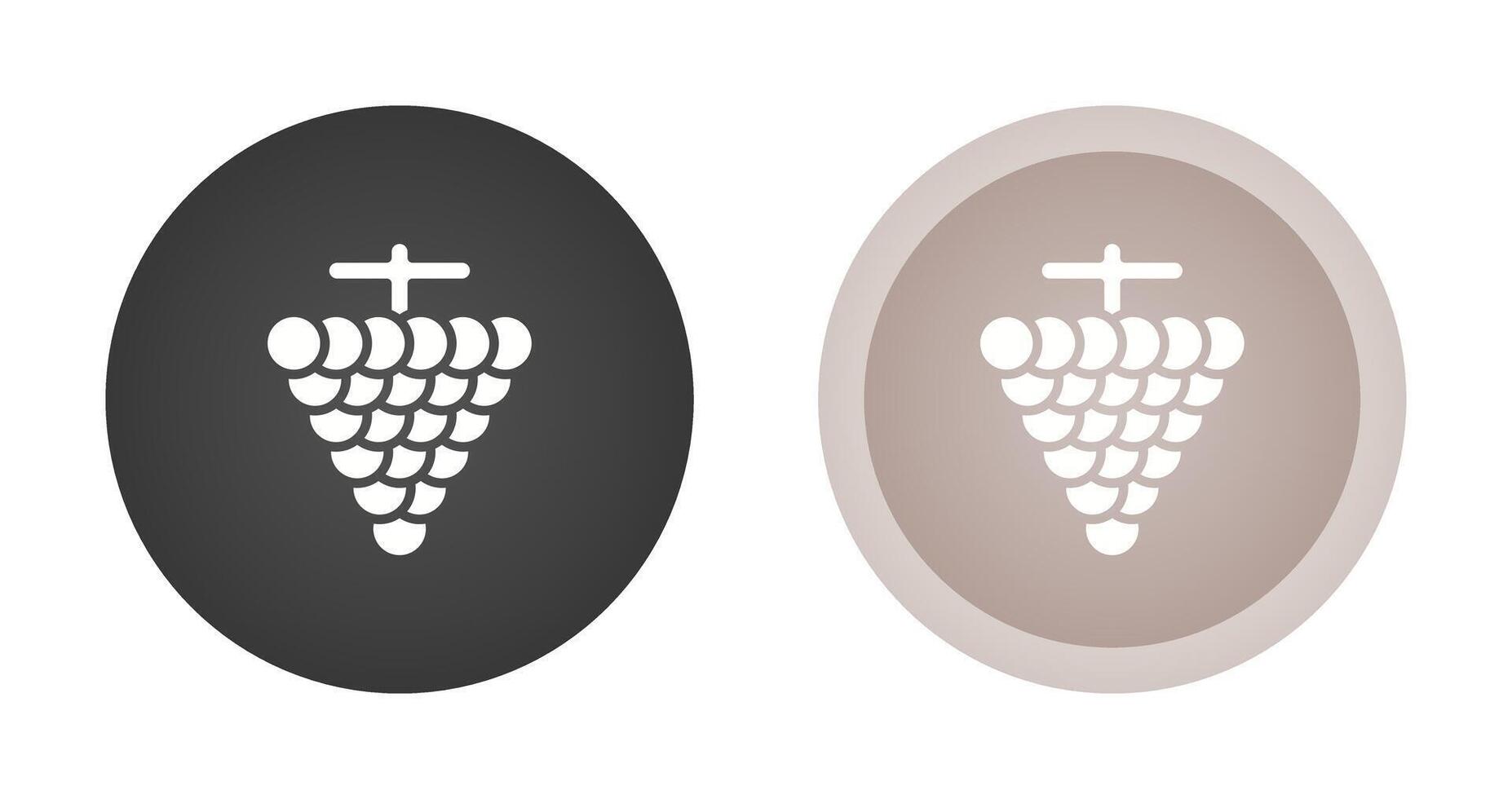 icono de vector de uvas