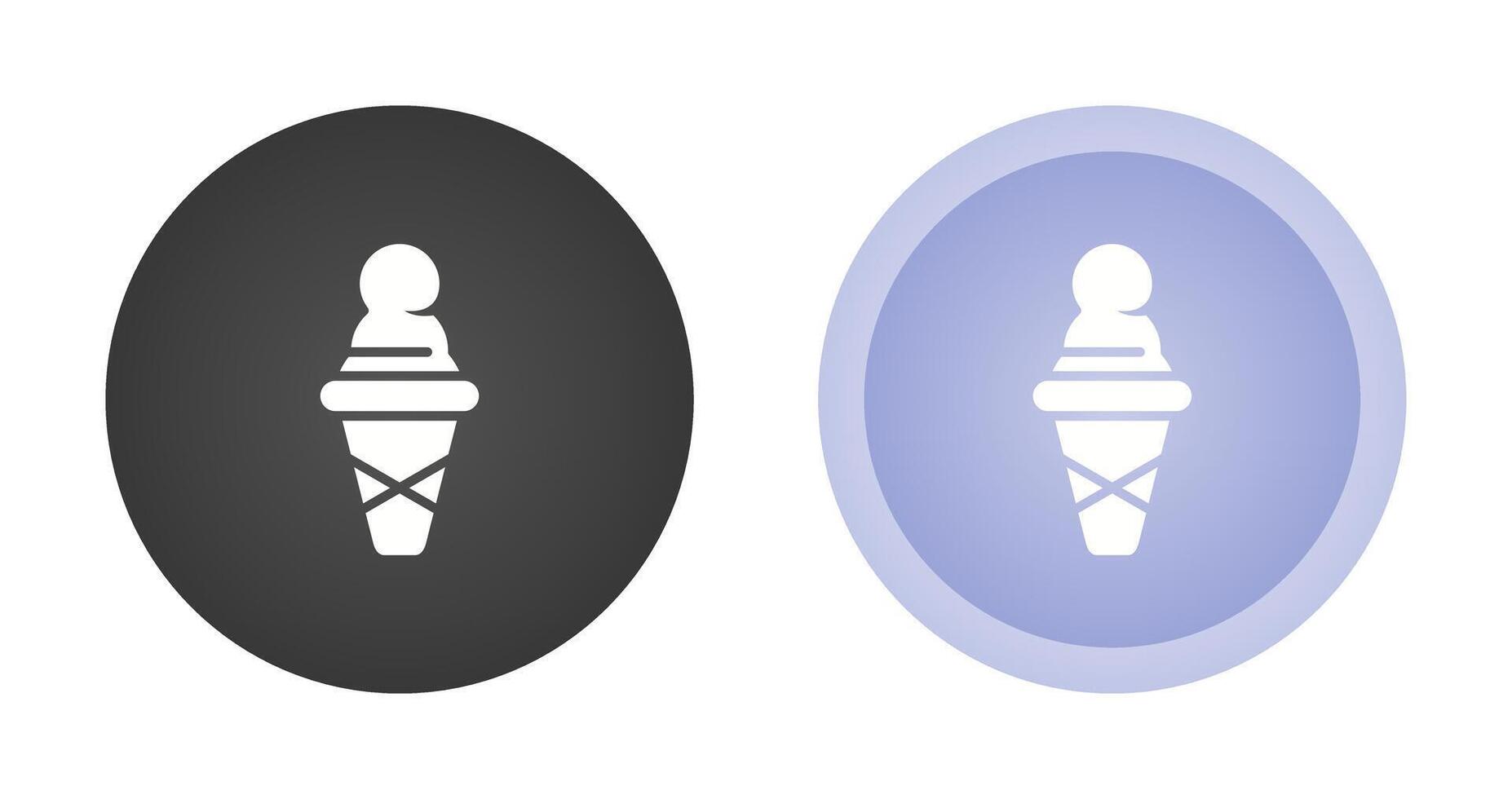 icono de vector de helado