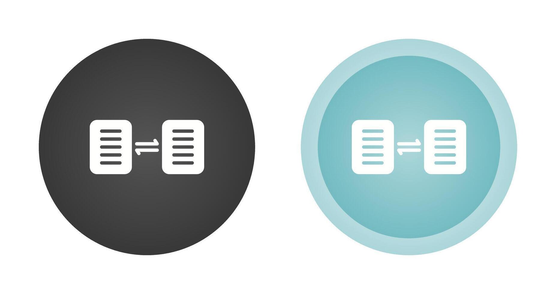 Document Sharing Vector Icon