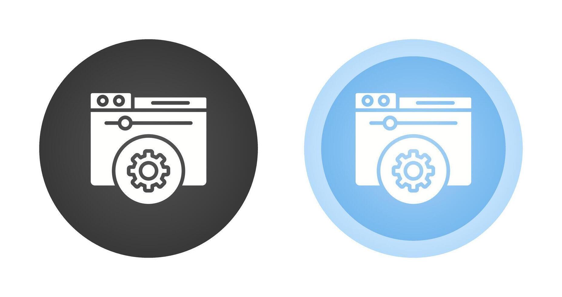 Hosting Control Panel Vector Icon