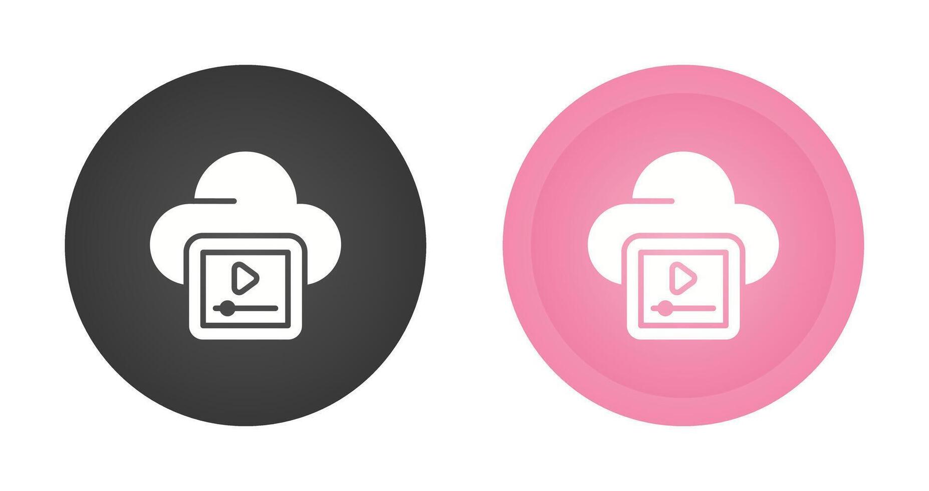 Video Hosting Vector Icon