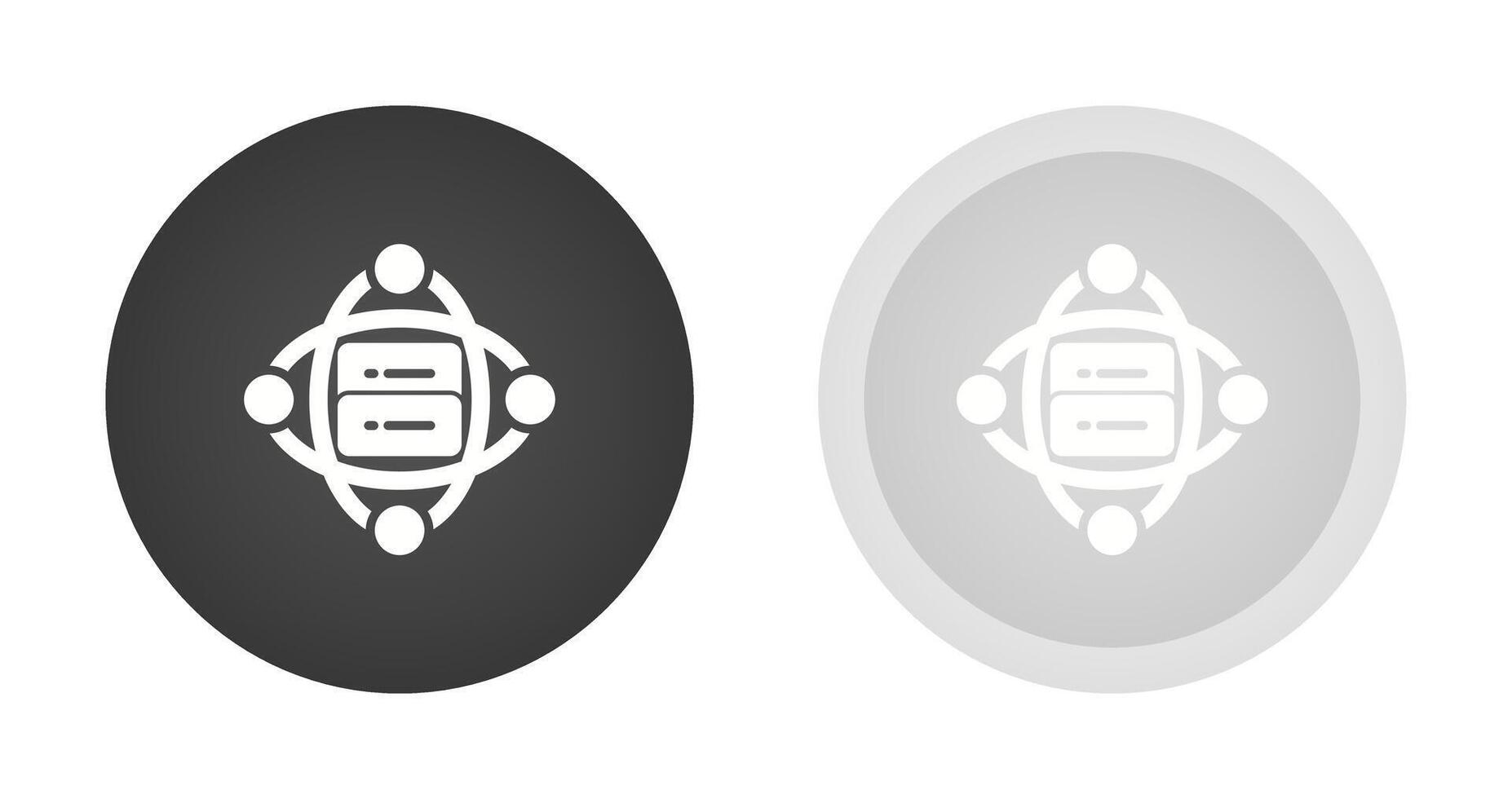 Cluster Server Vector Icon
