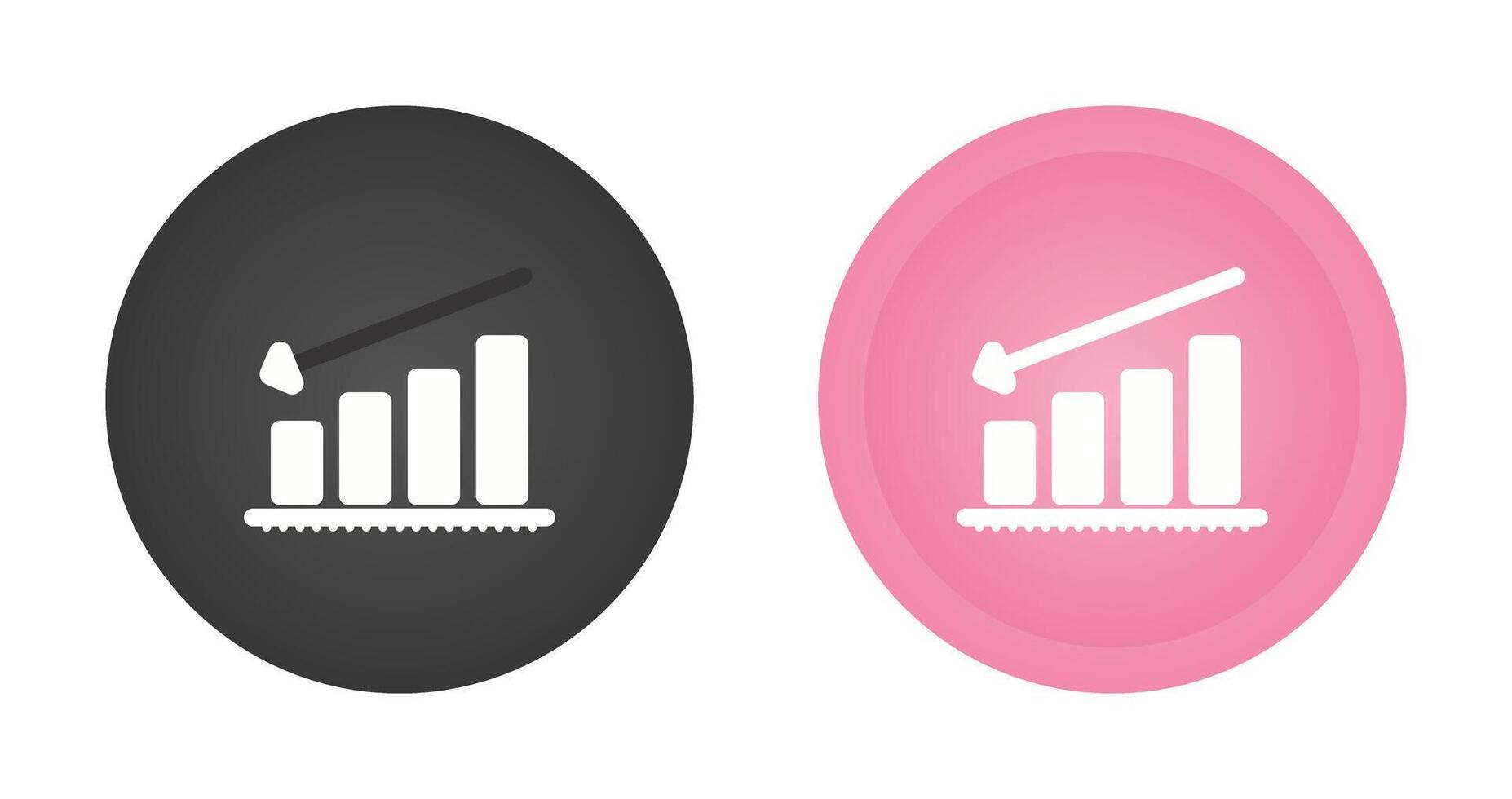Chart Decreasing Vector Icon
