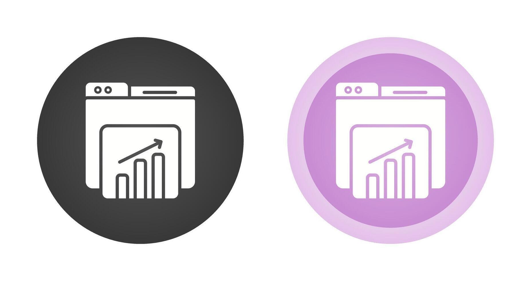 Website Statistics Vector Icon