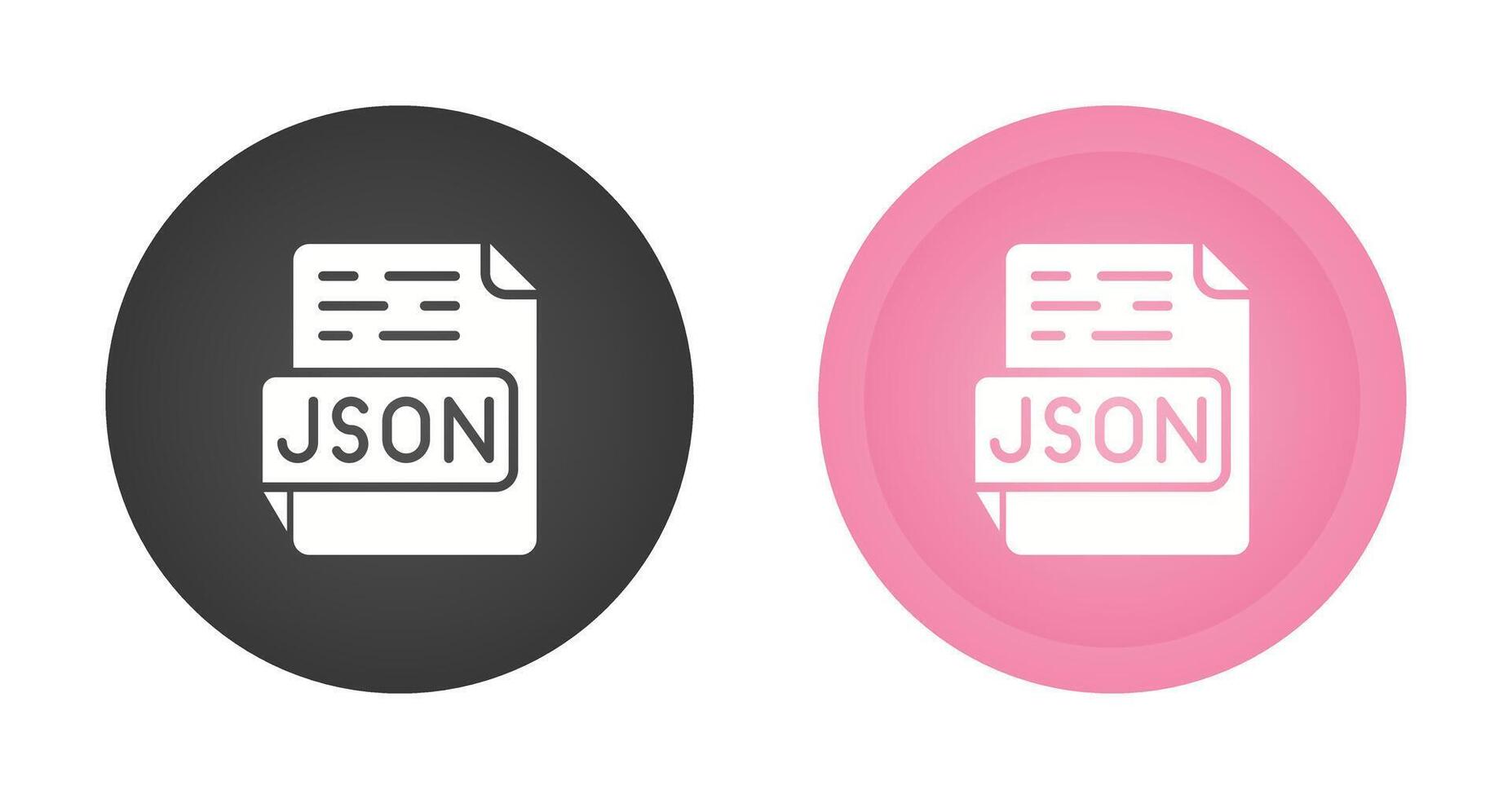 json vector icono