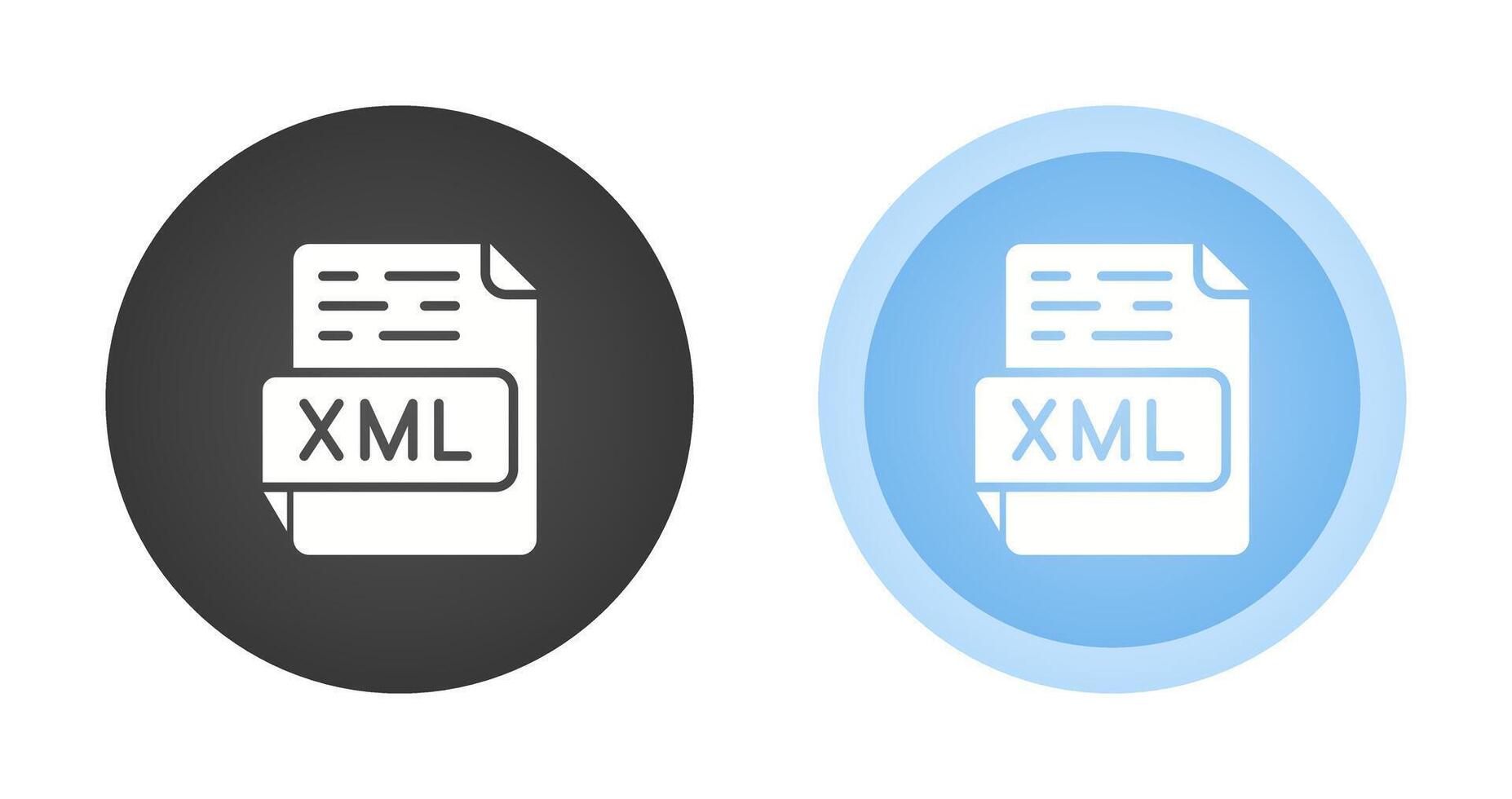 XML Vector Icon