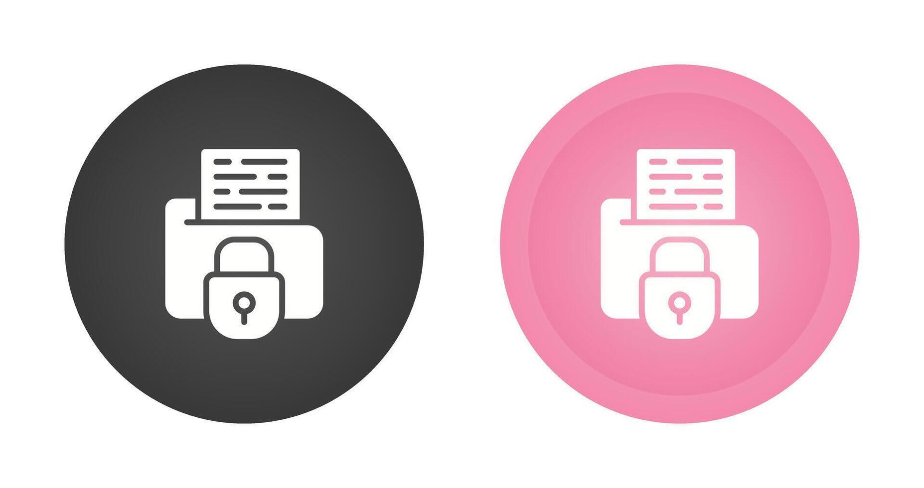 Secure Folder Vector Icon