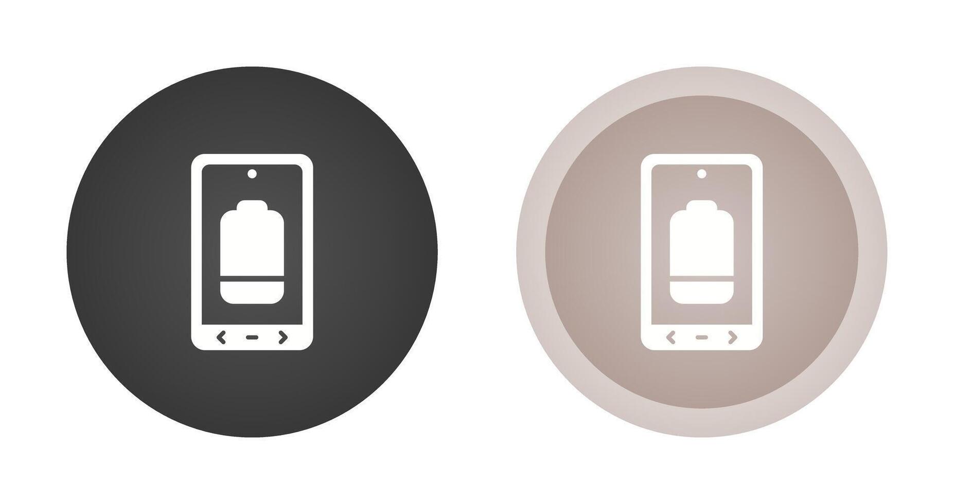 Battery Low Vector Icon