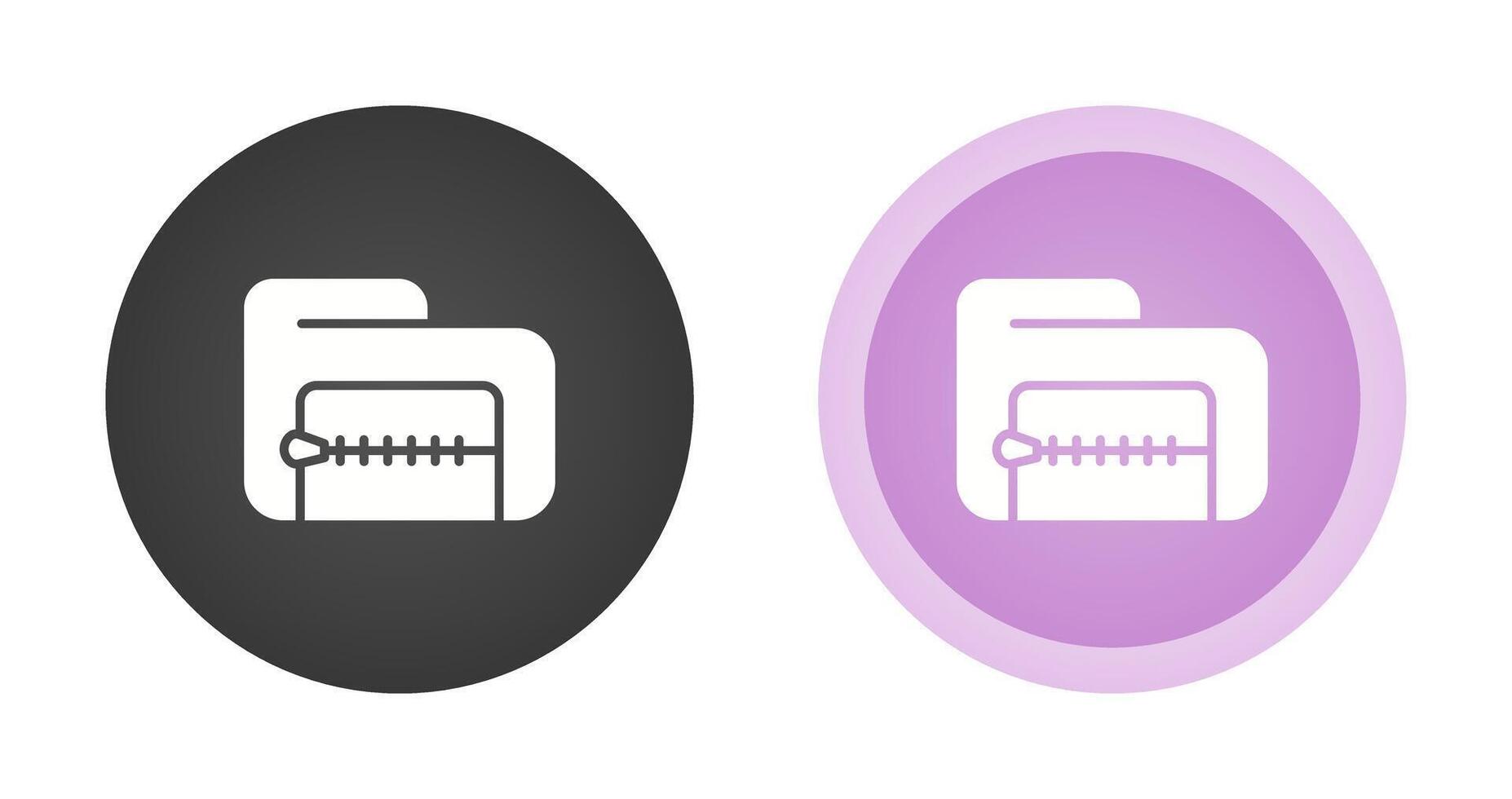 Zip File Vector Icon