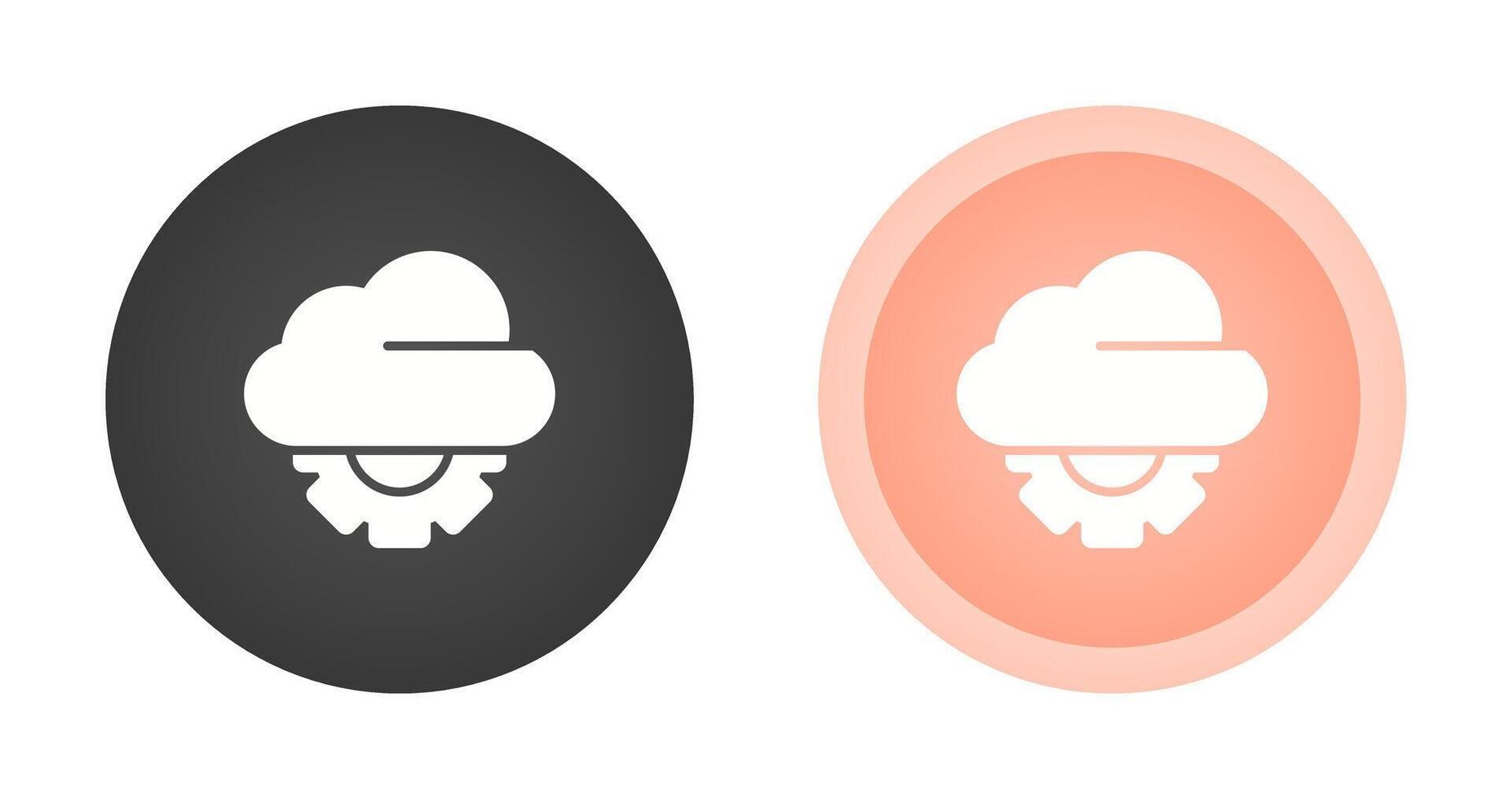 icono de vector de nube