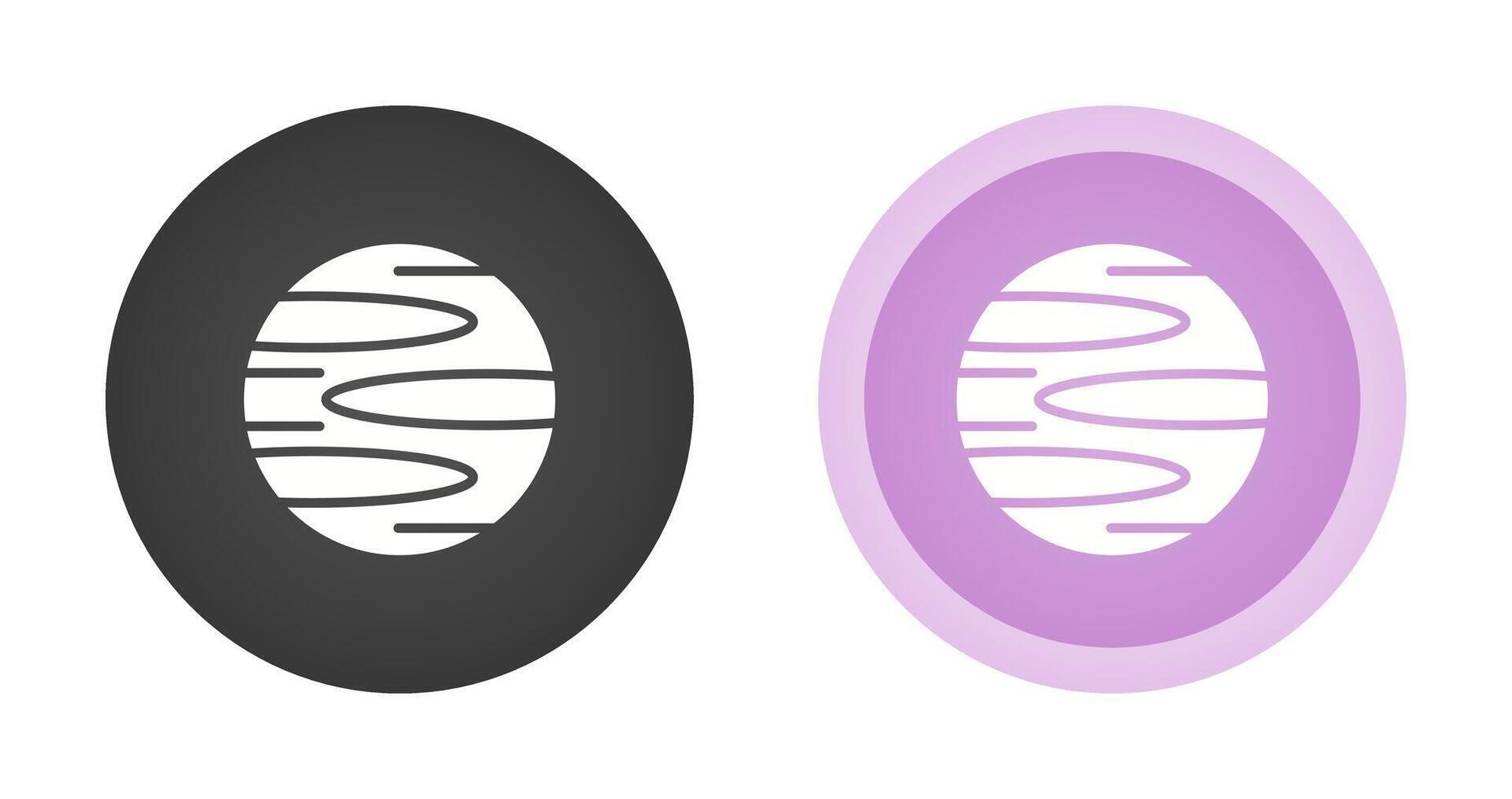 icono de vector de planeta