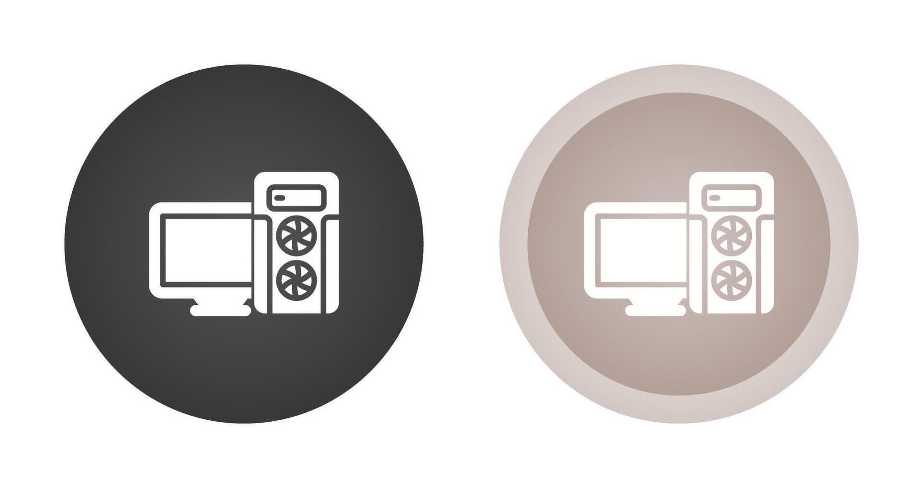 Gaming Pc Vector Icon