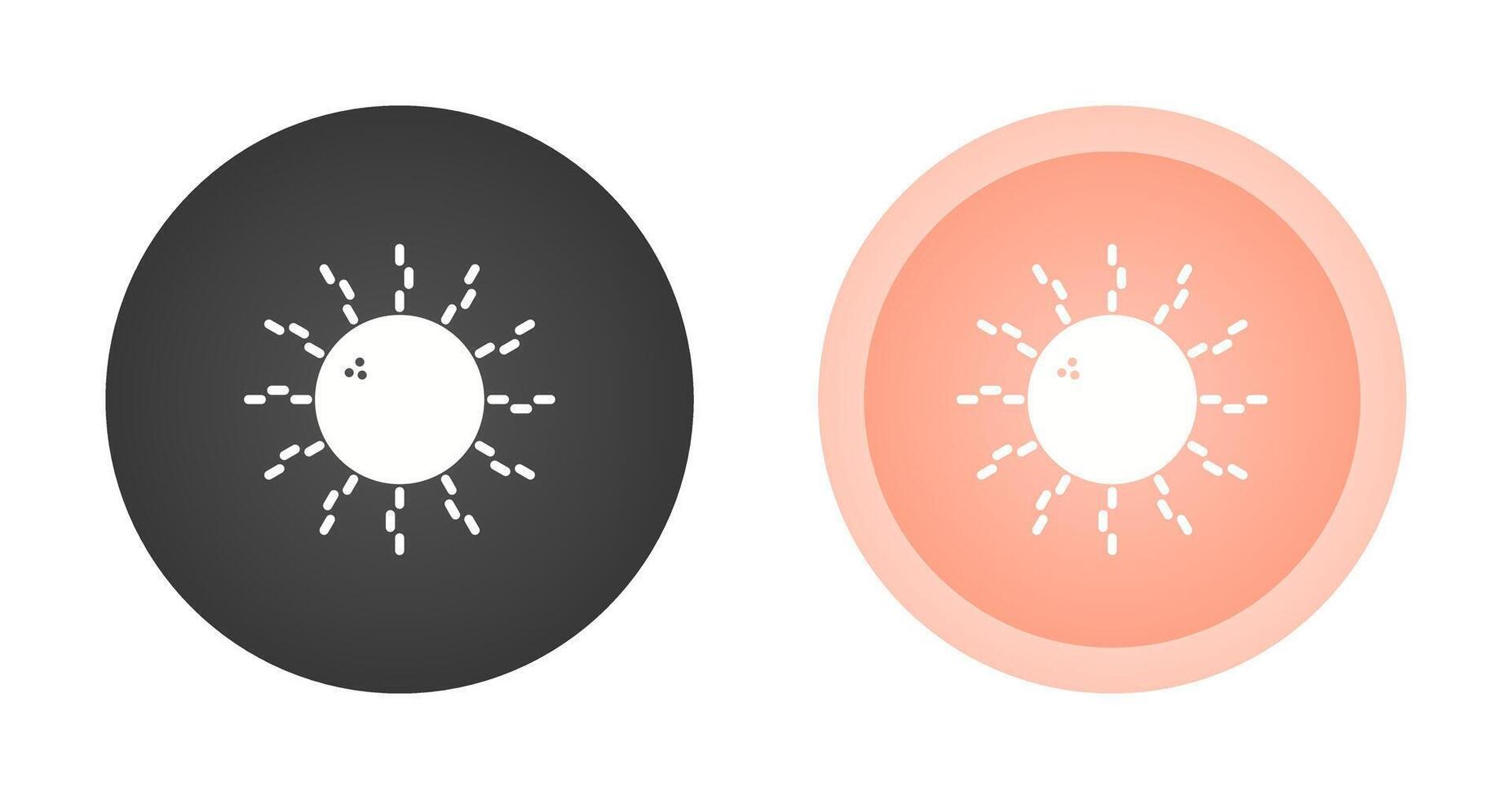 icono de vector de sol