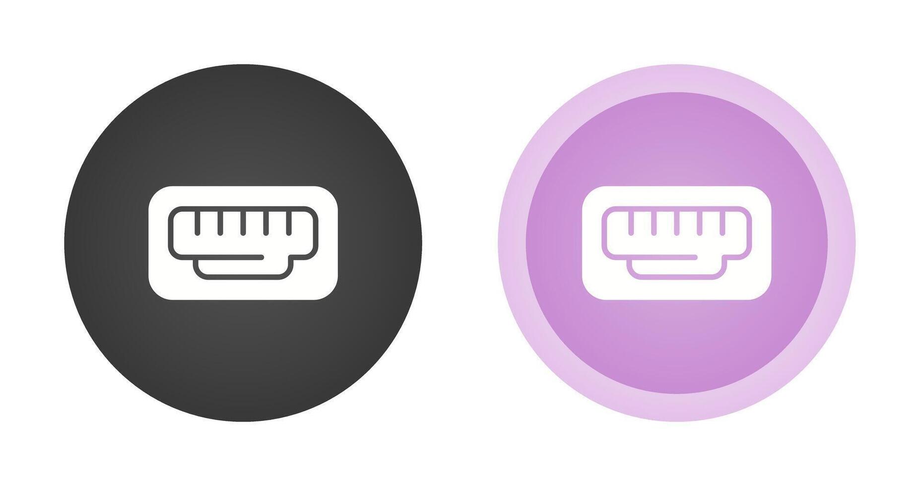 Ethernet Port Vector Icon