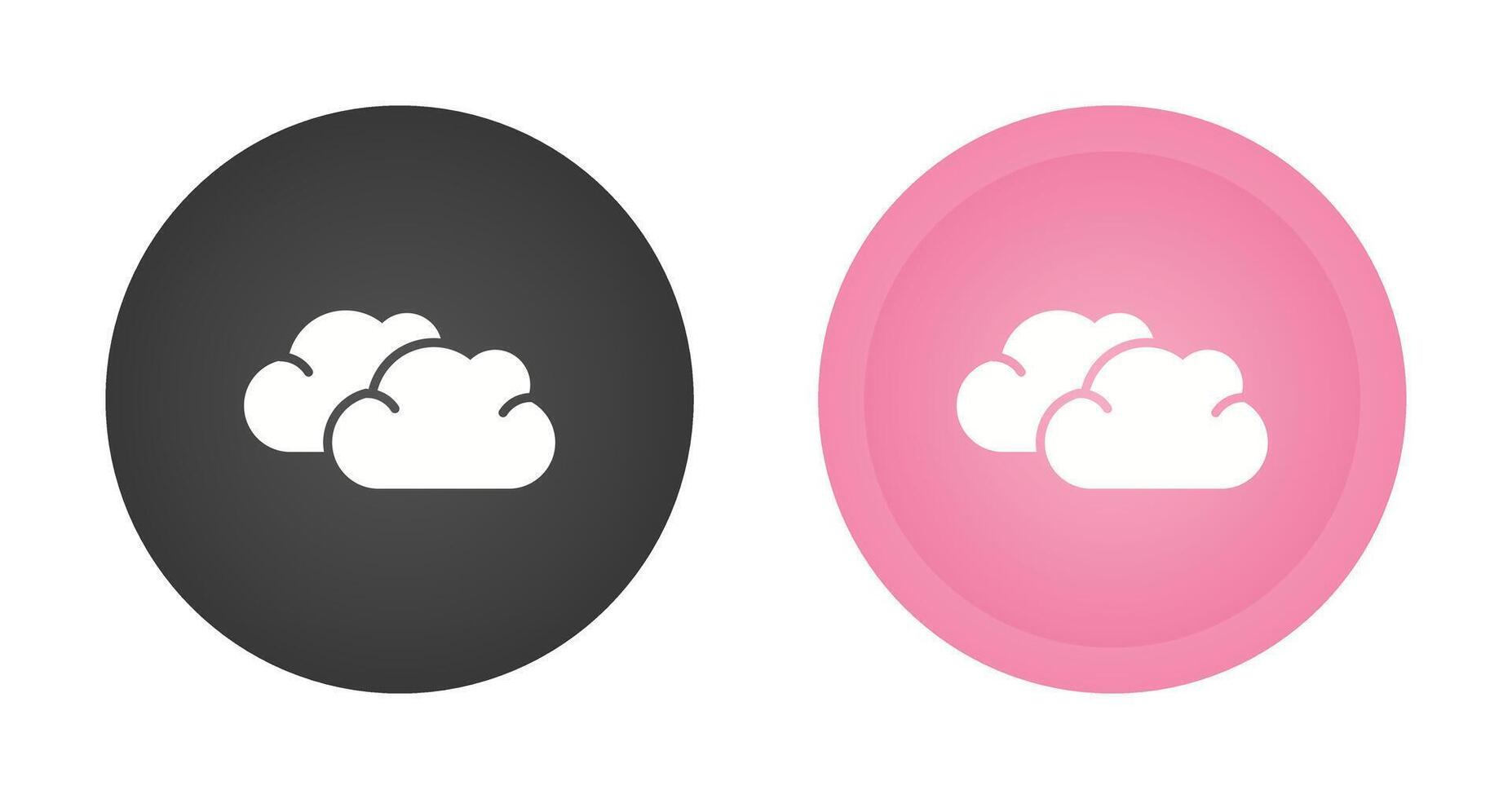 icono de vector de nube