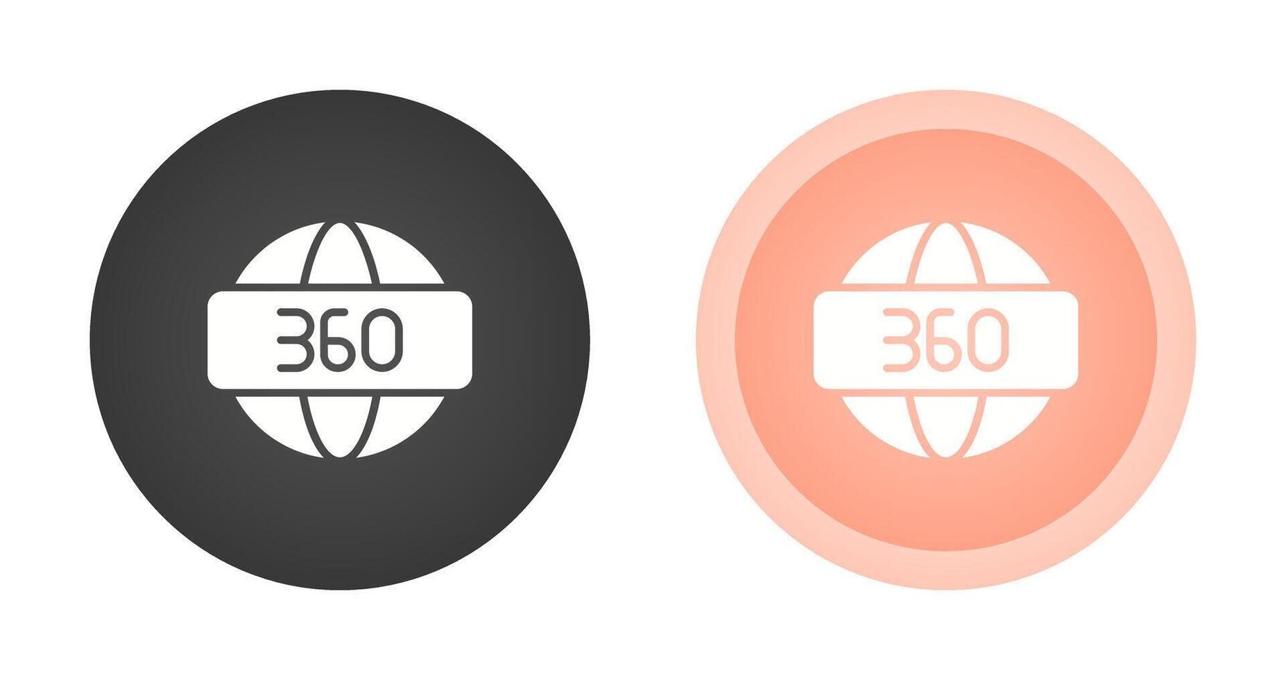360 Degrees Vector Icon