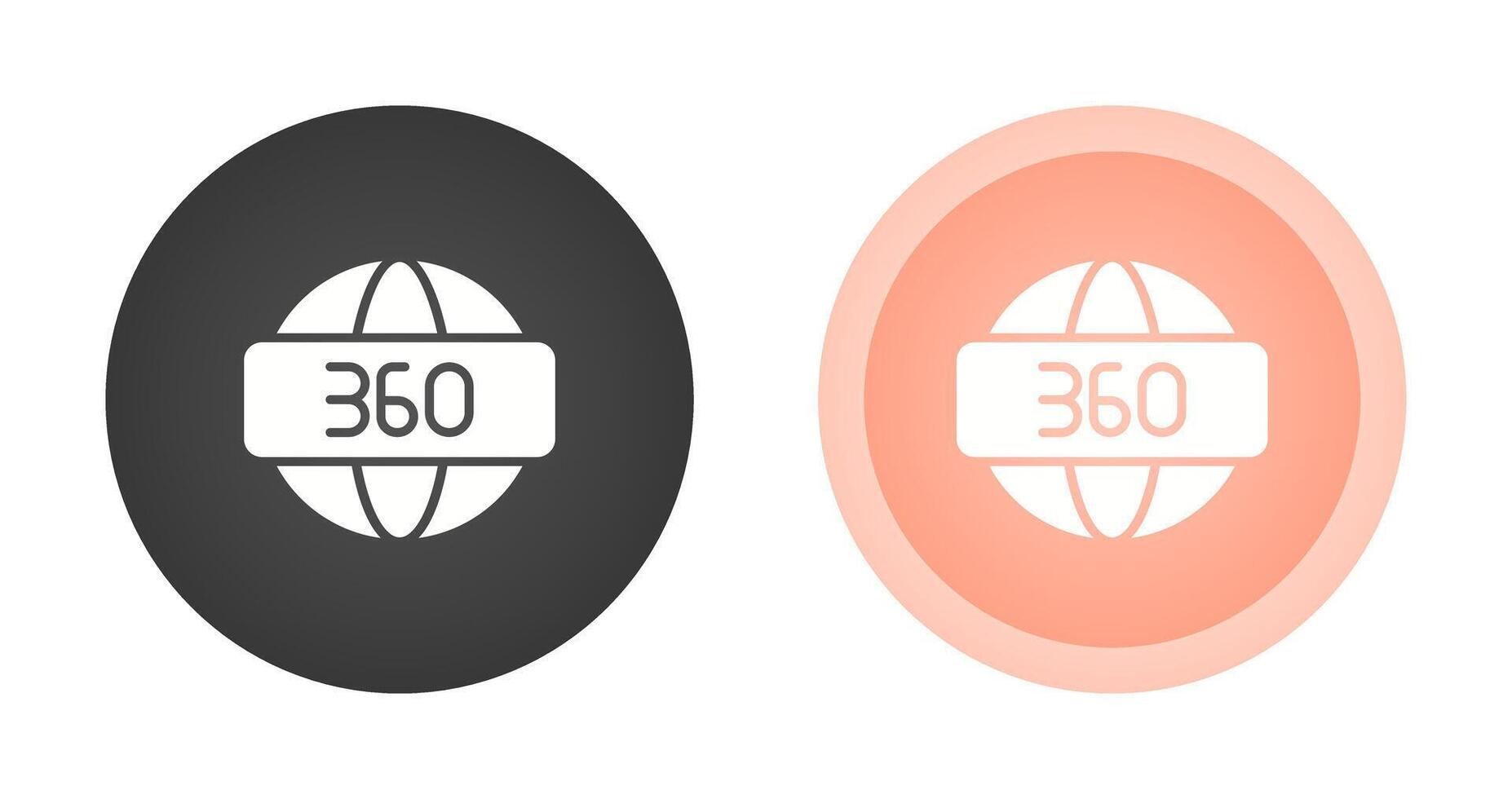 360 Degrees Vector Icon