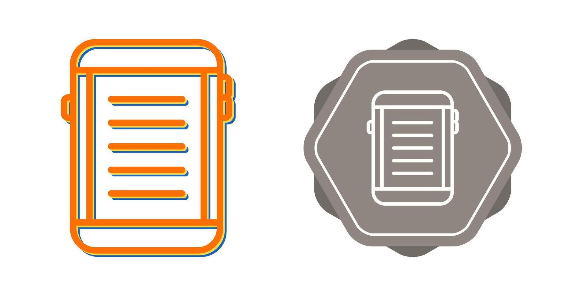 E-reader Vector Icon