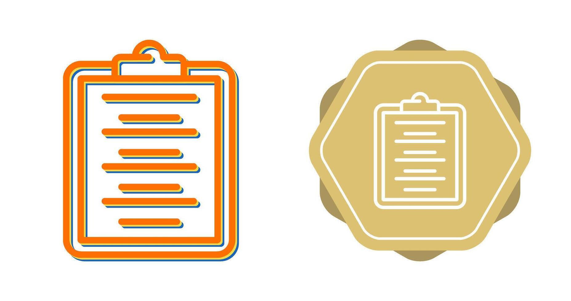 Writing Pad Vector Icon