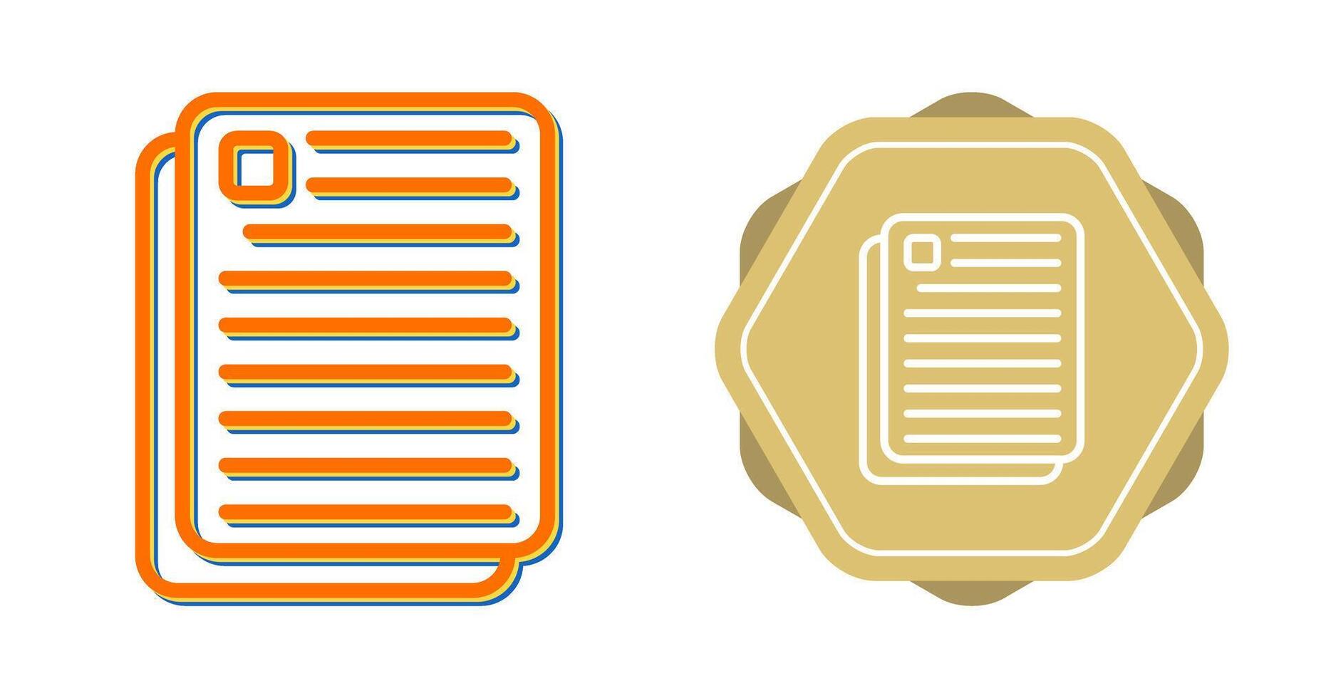Document Vector Icon