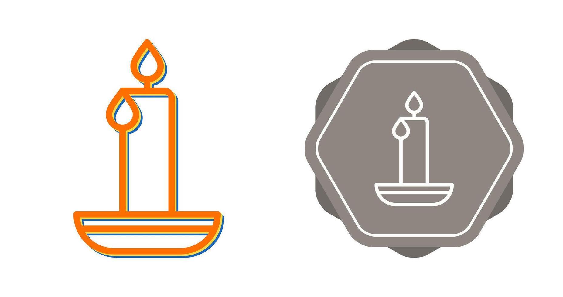 Emergency candle Vector Icon