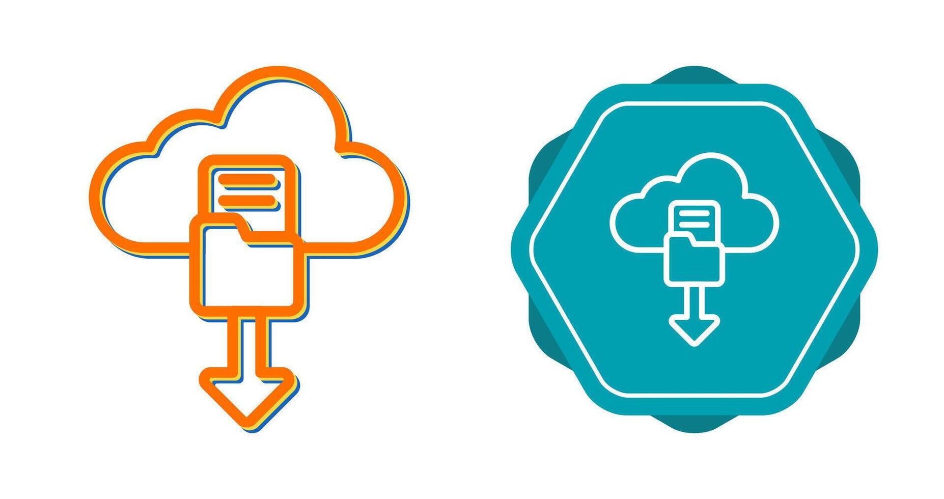 nube seguridad revisión de cuentas vector icono