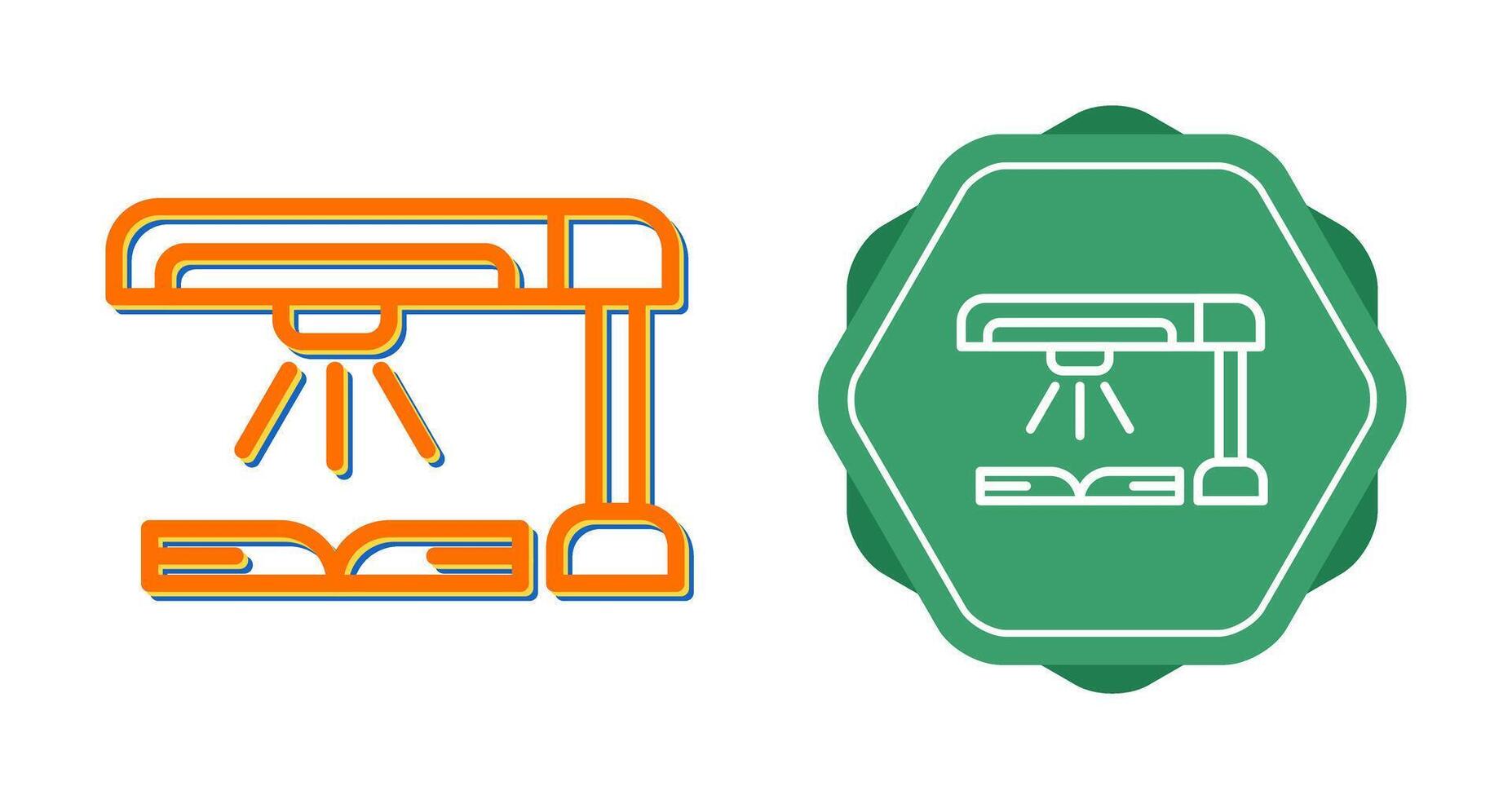 Book Scanner Vector Icon
