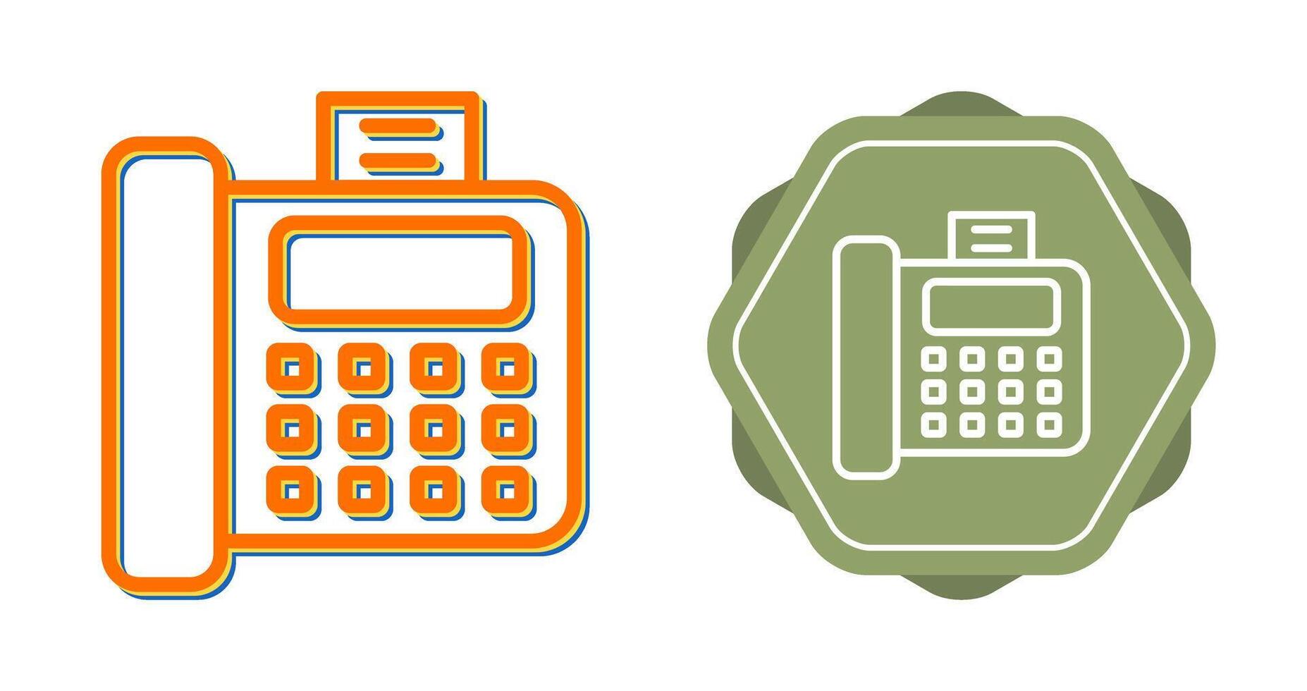 Fax Machine Vector Icon