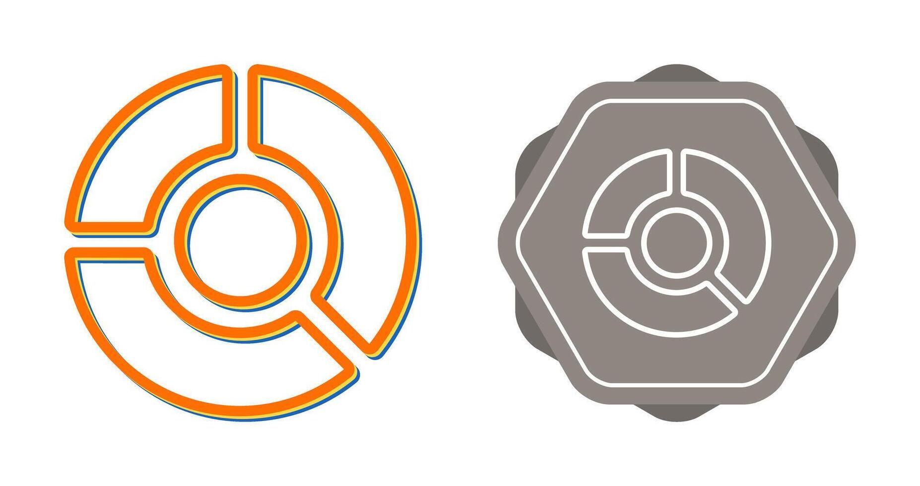 Pie Graph Vector Icon