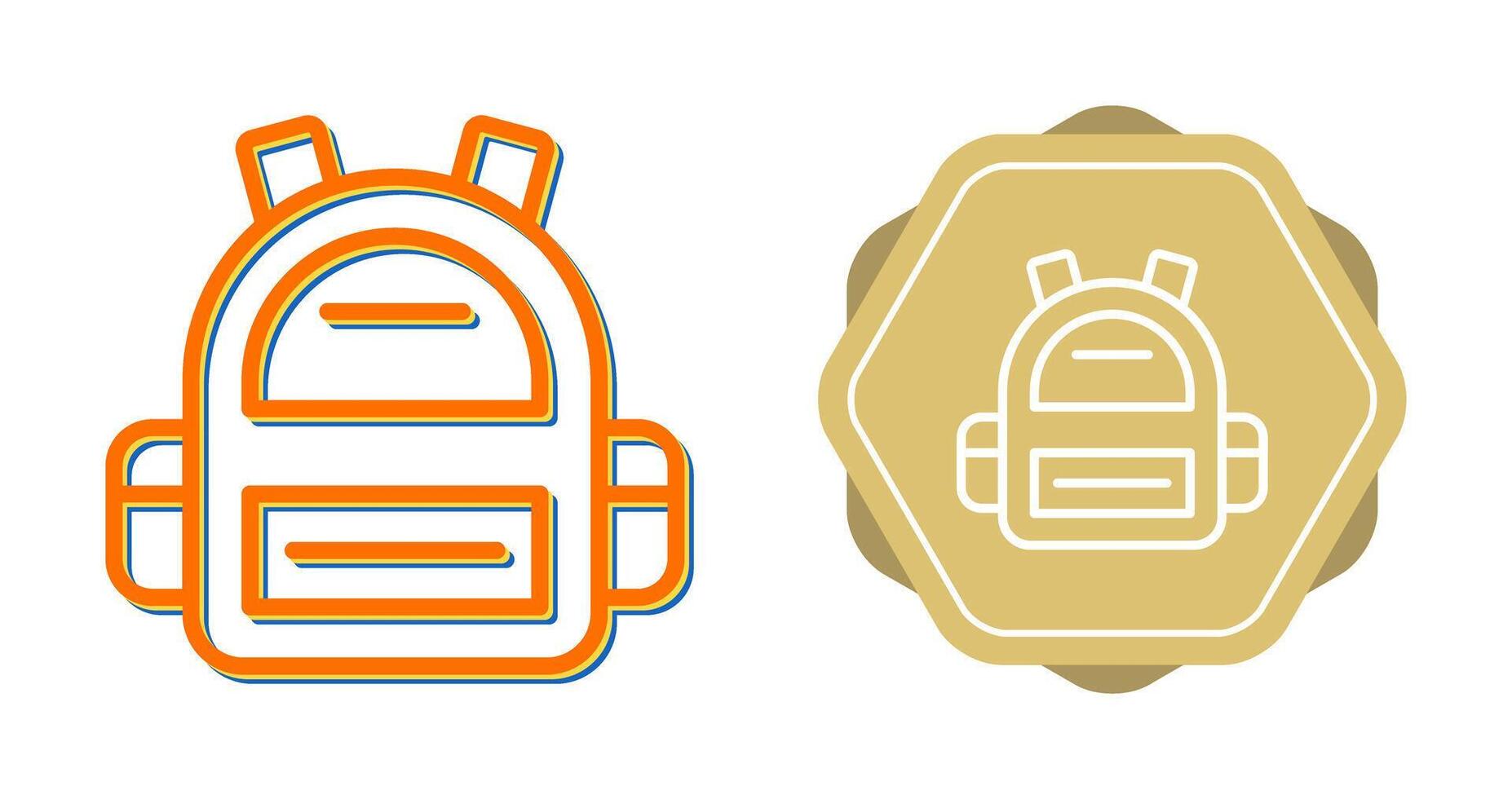 Backpack Vector Icon