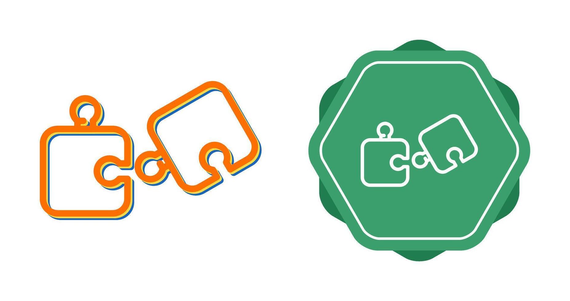 Jigsaw puzzle Vector Icon