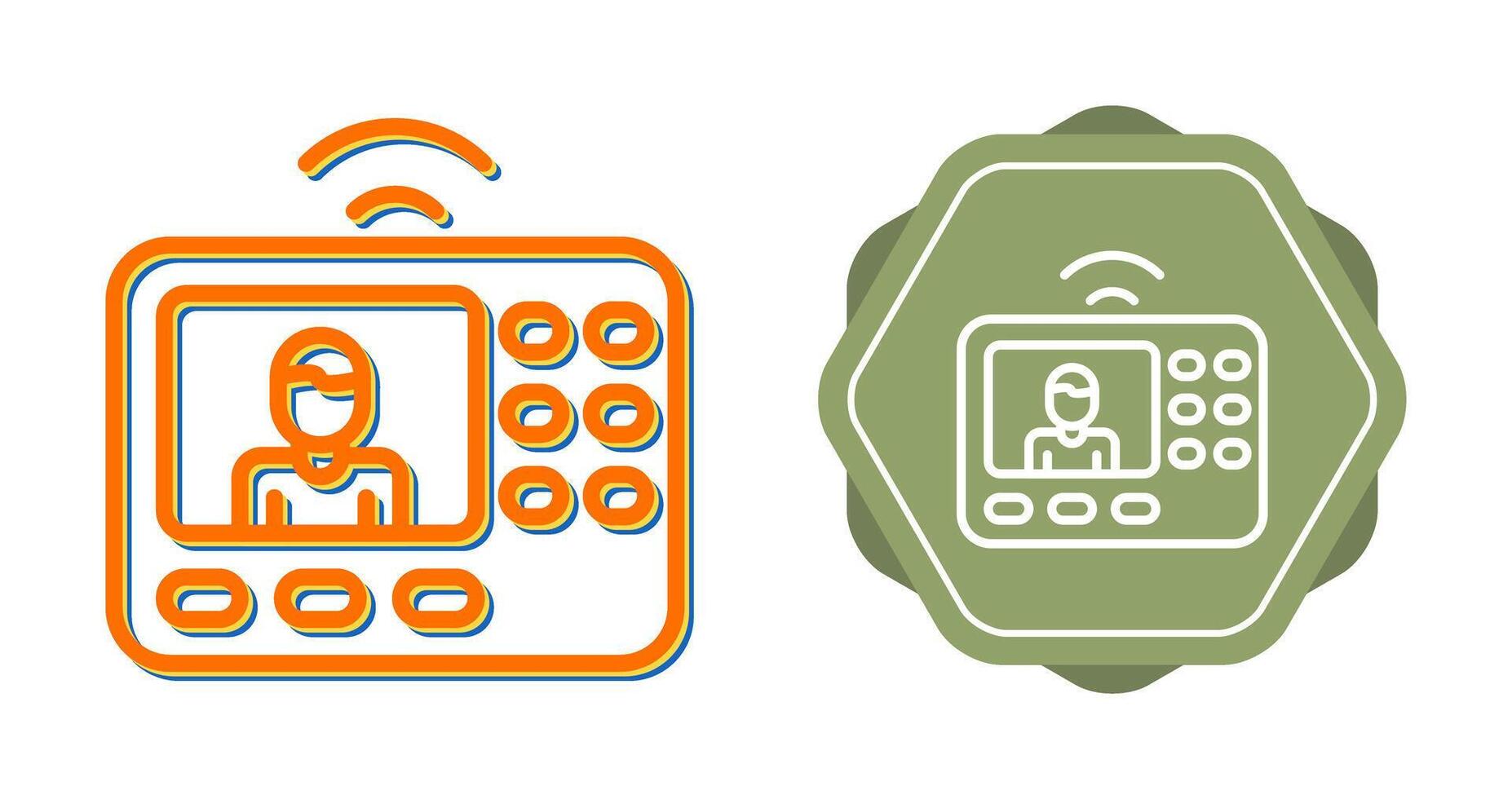 Intercom System Vector Icon